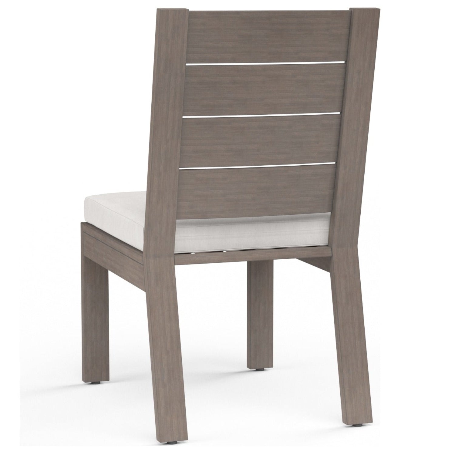 Sunset West Laguna Canvas Flax Outdoor Armless Dining Chair Set of 2