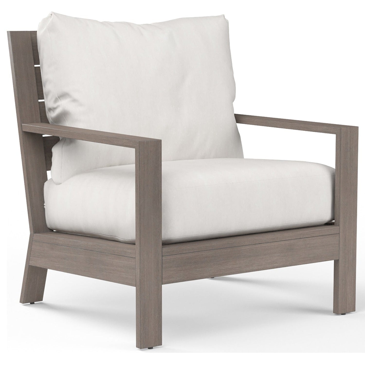 Sunset West Laguna Canvas Flax Outdoor Club Chair