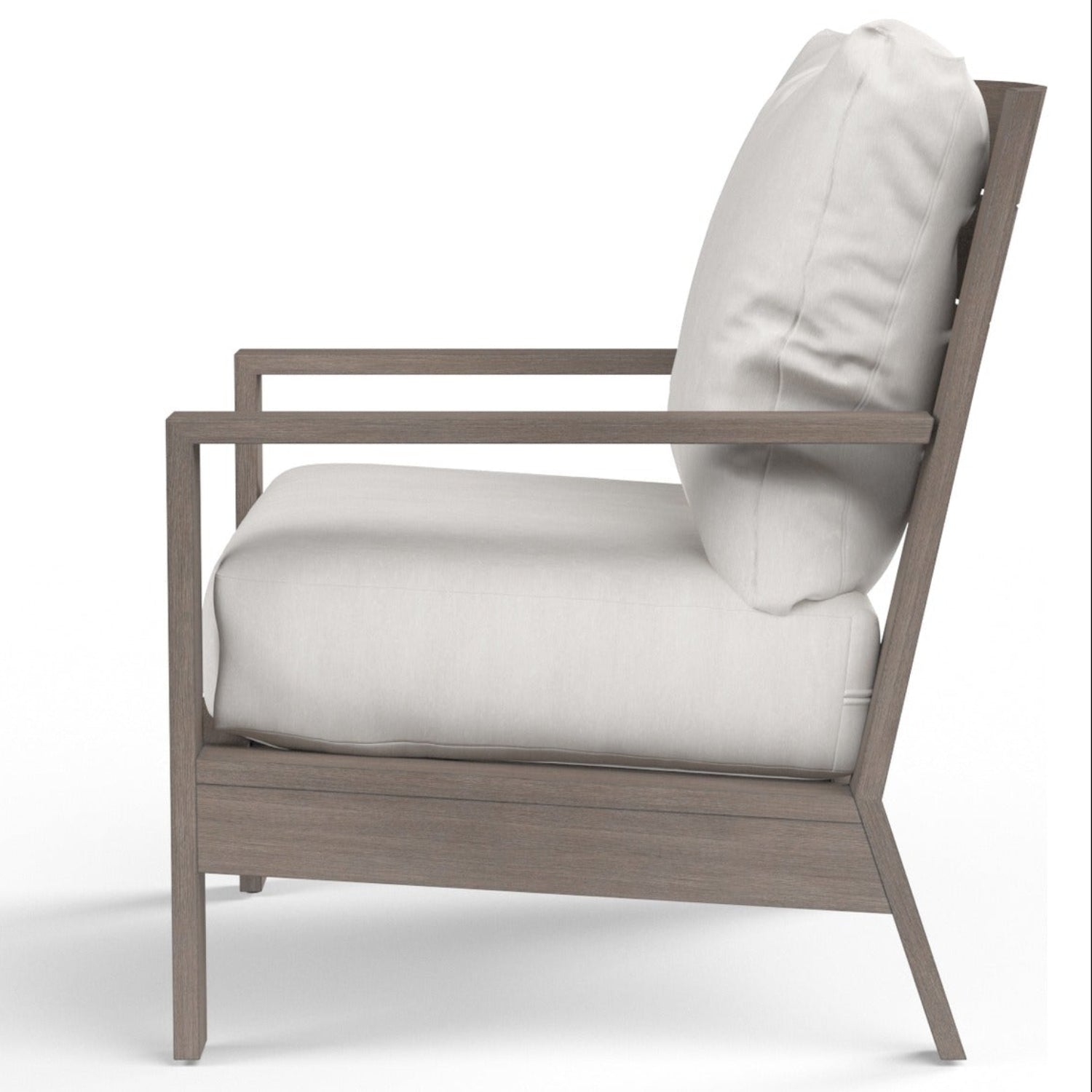 Sunset West Laguna Canvas Flax Outdoor Club Chair