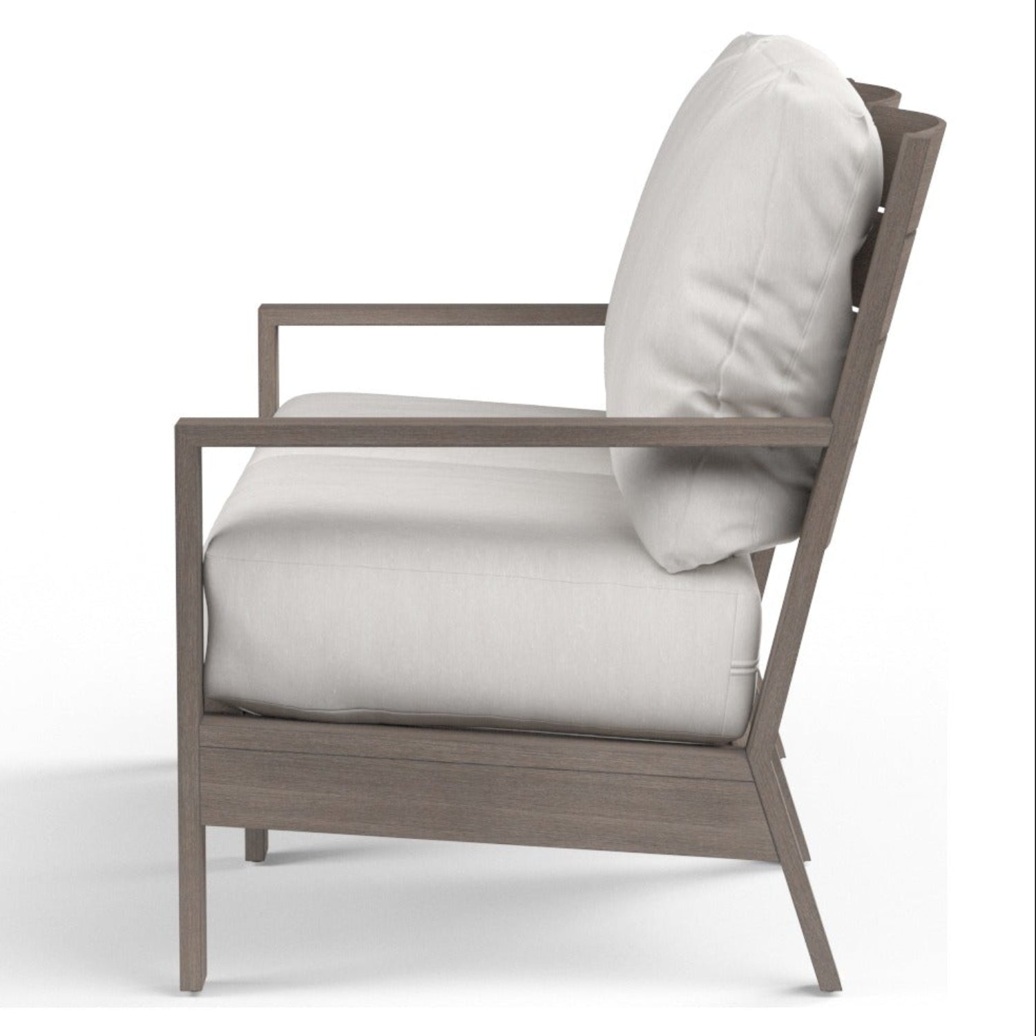 Sunset West Laguna Canvas Flax Outdoor Loveseat