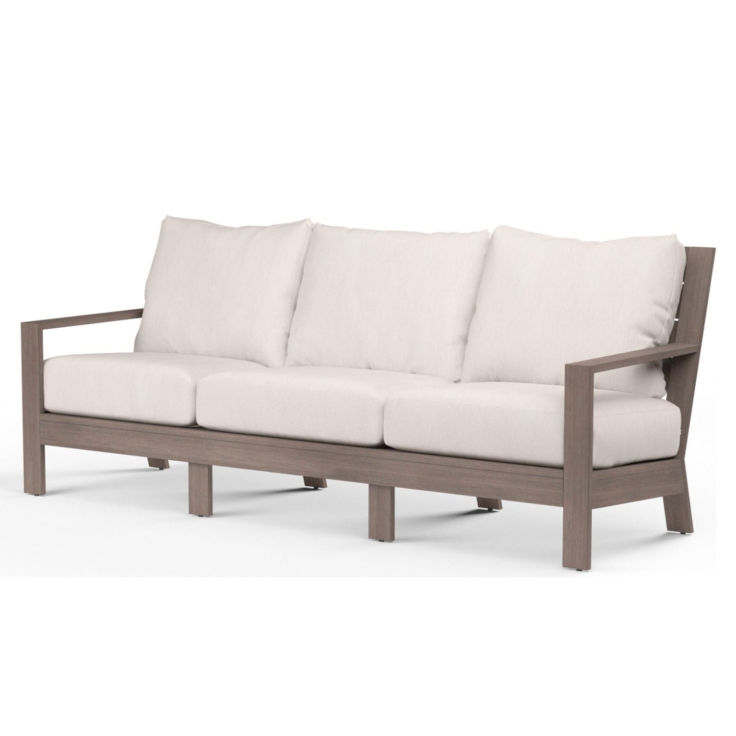 Sunset West Laguna Canvas Natural Outdoor Sofa