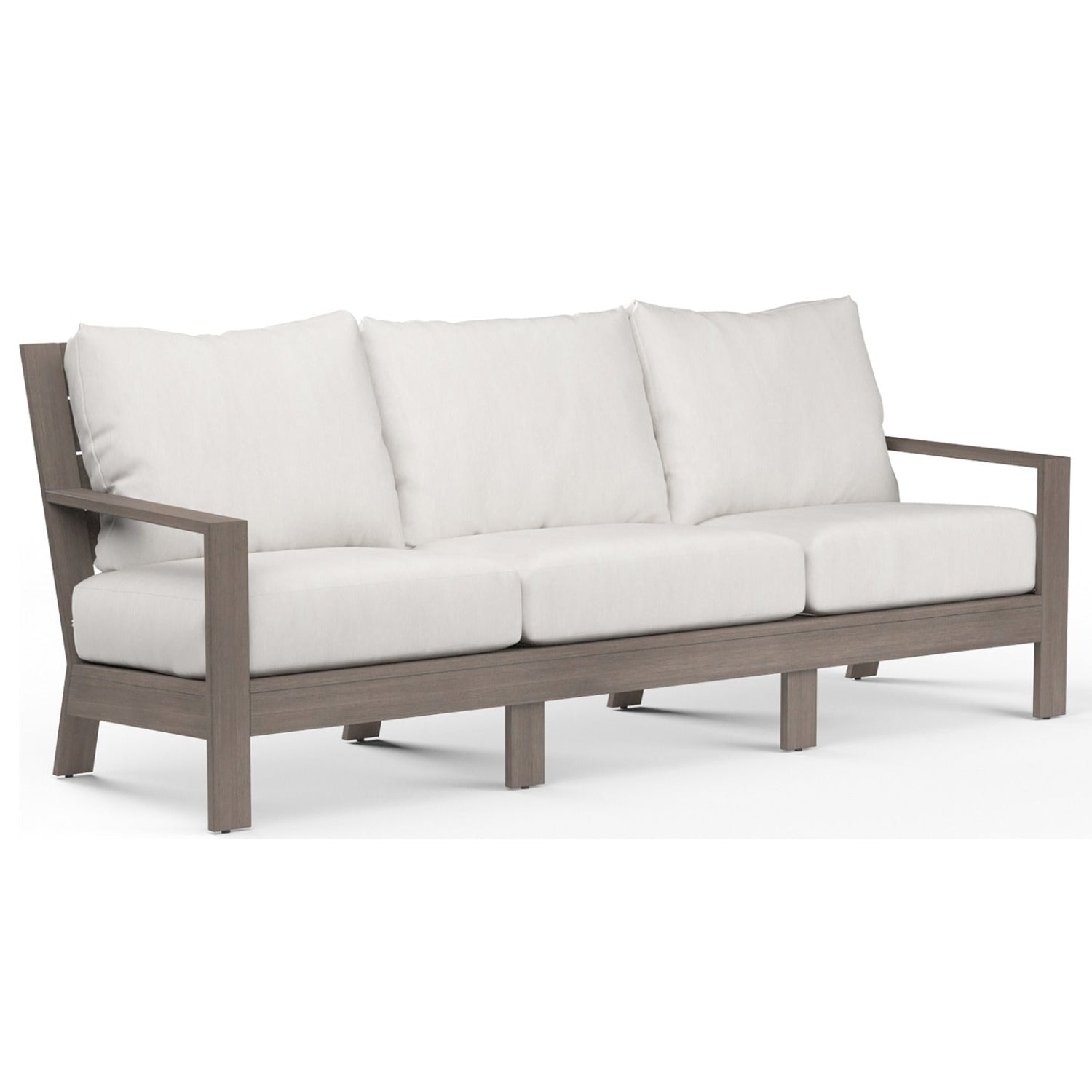 Sunset West Laguna Canvas Flax Outdoor Sofa