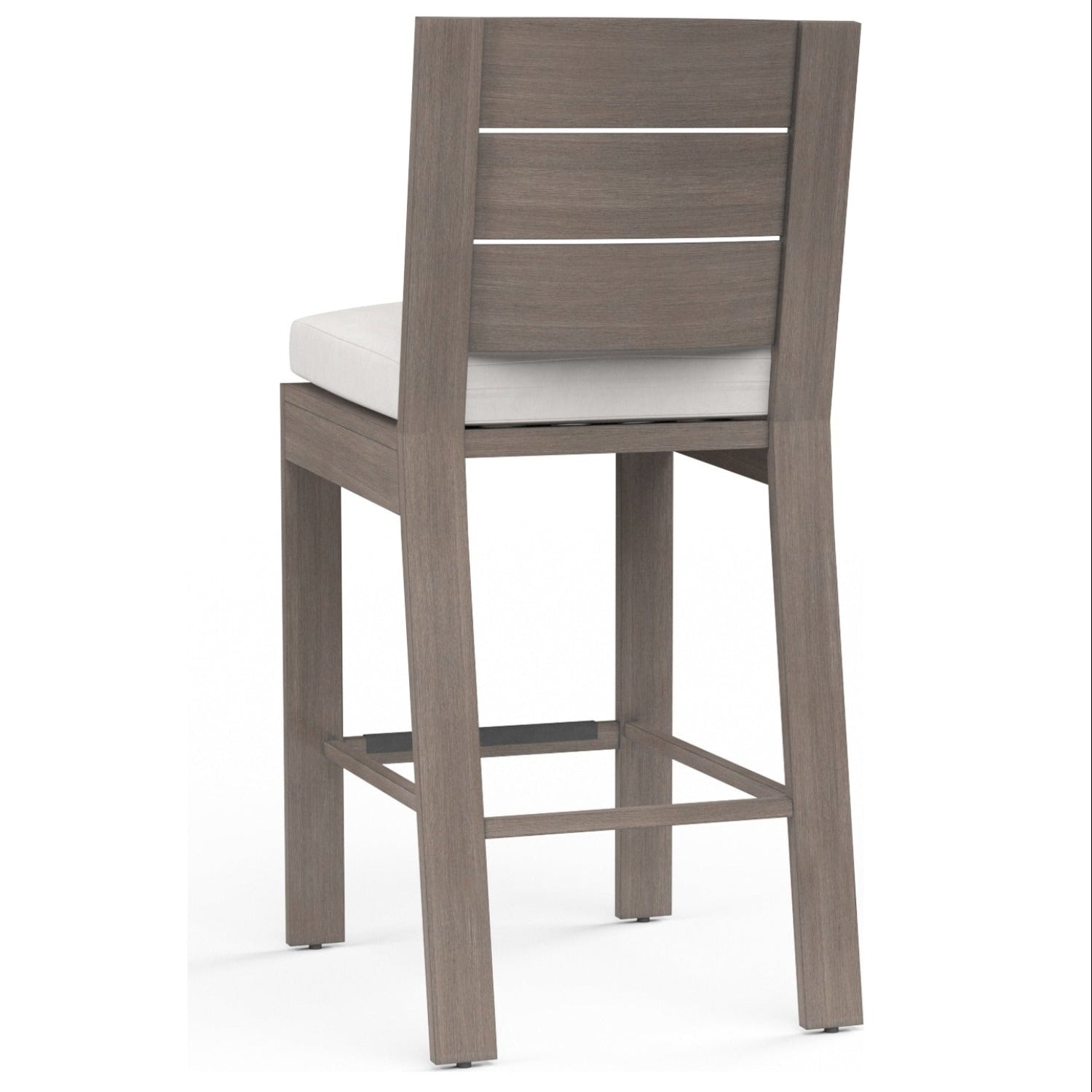 Sunset West Laguna Canvas Flax Outdoor Barstool Set of 2