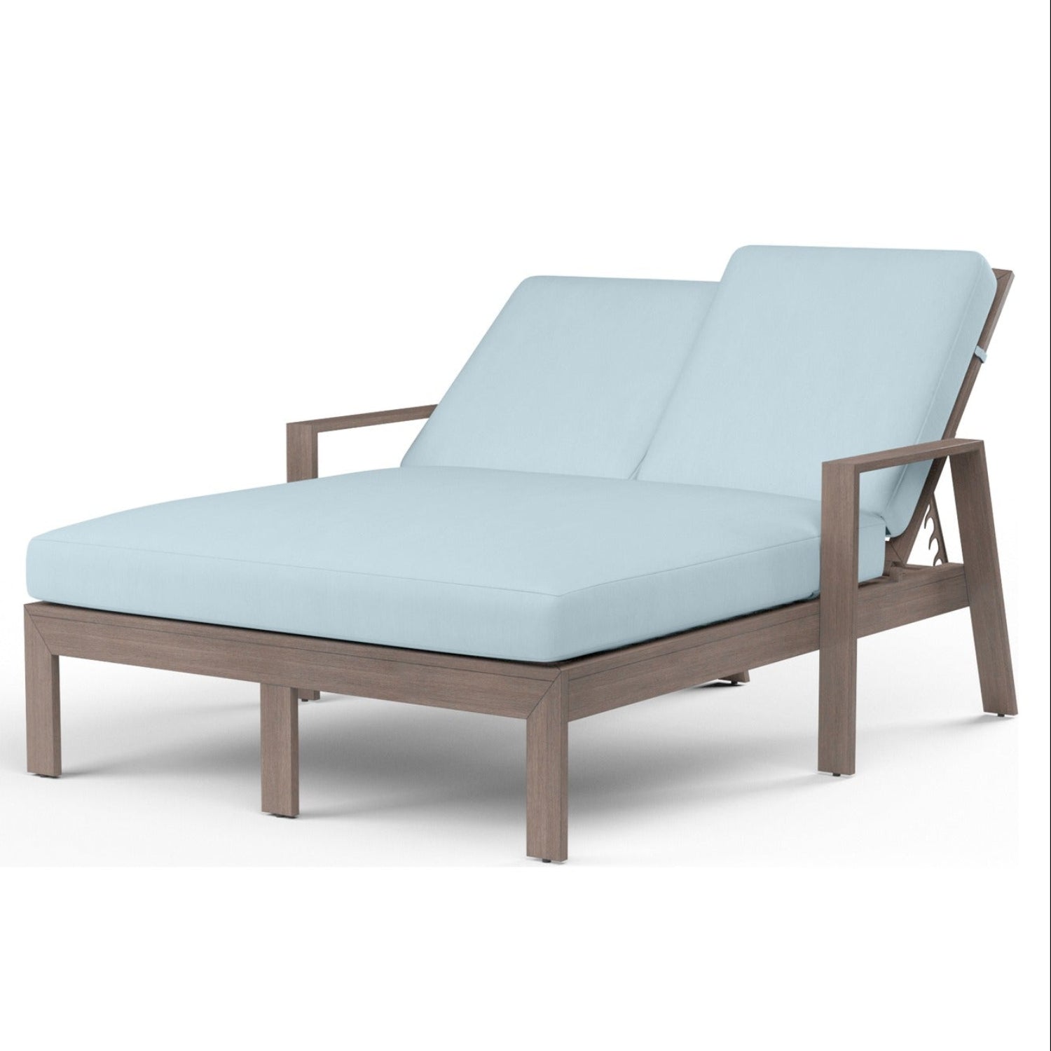 Sunset West Laguna Canvas Skyline Double Outdoor Chaise Lounge