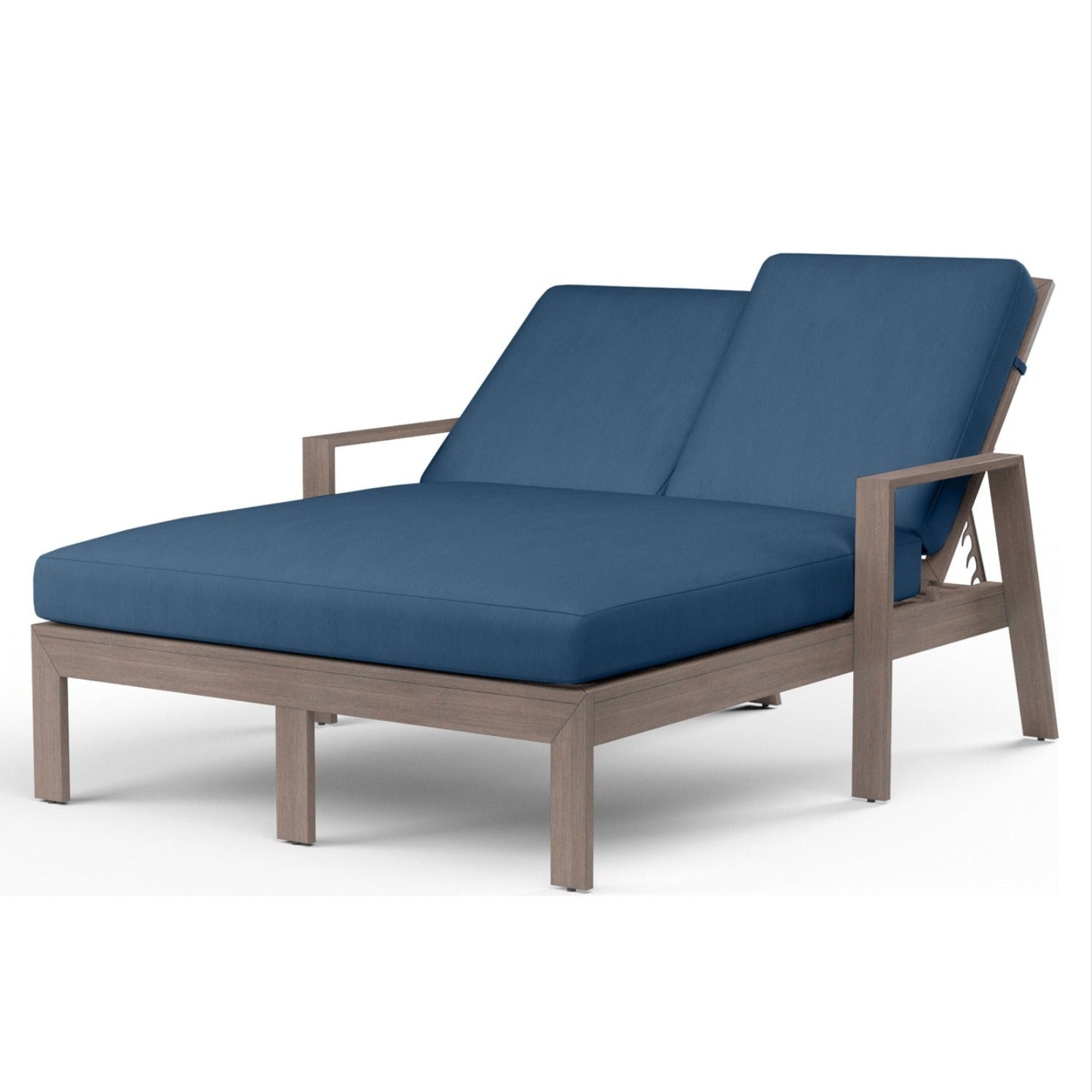 Sunset West Laguna Spectrum Indigo Double Outdoor Chaise Lounge