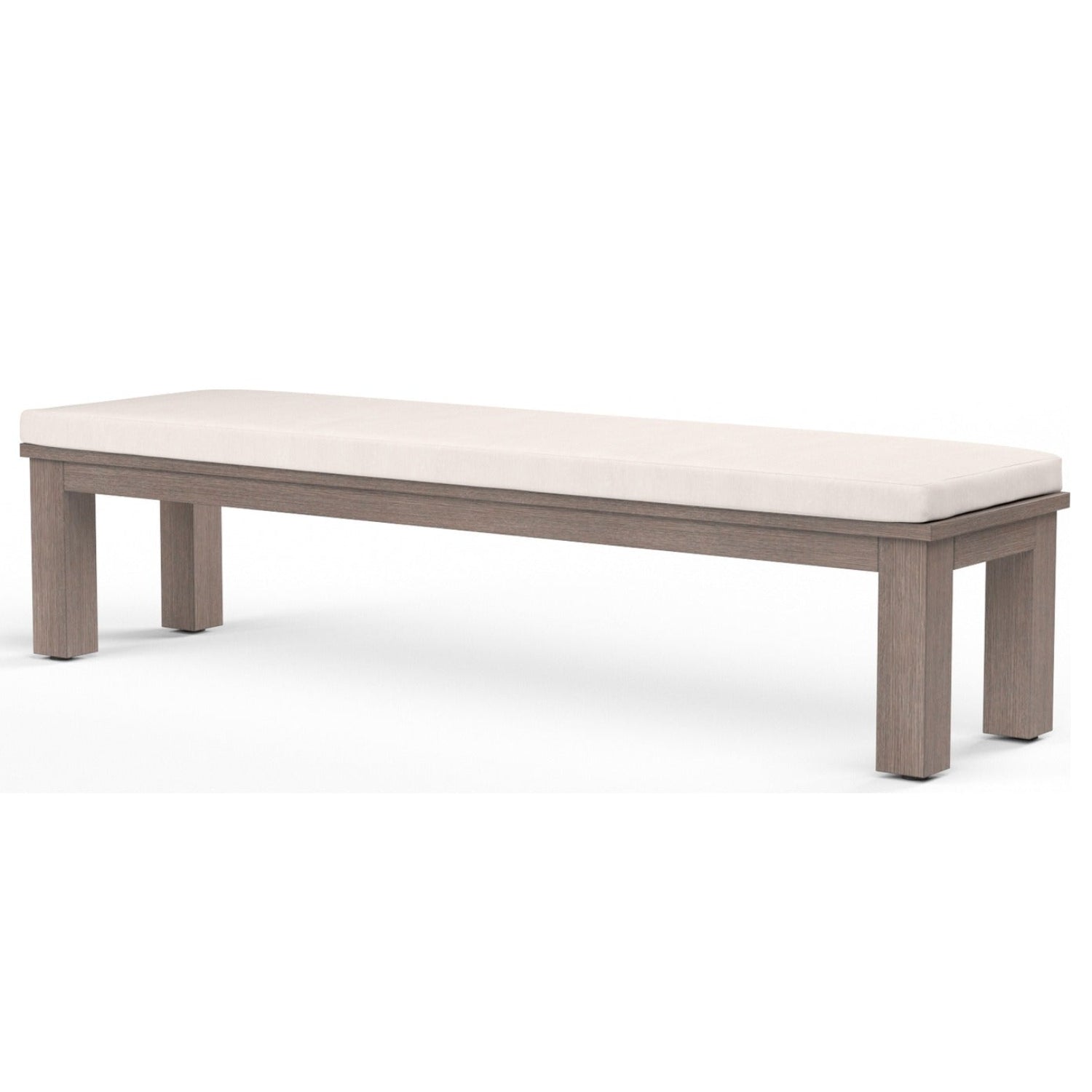 Sunset West Laguna Canvas Natural Outdoor Dining Bench