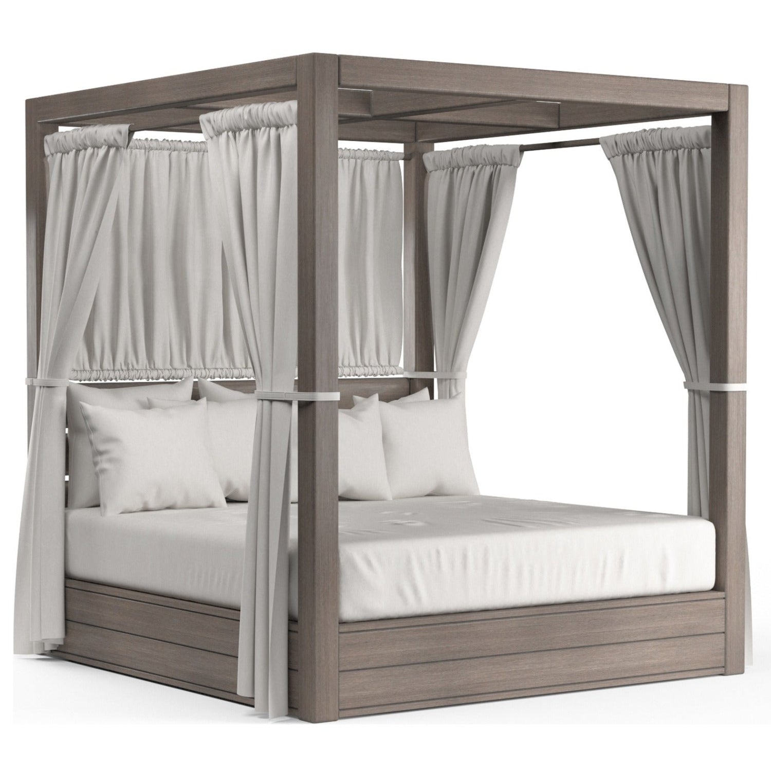 Sunset West Laguna Canvas Flax Resort King Outdoor Daybed