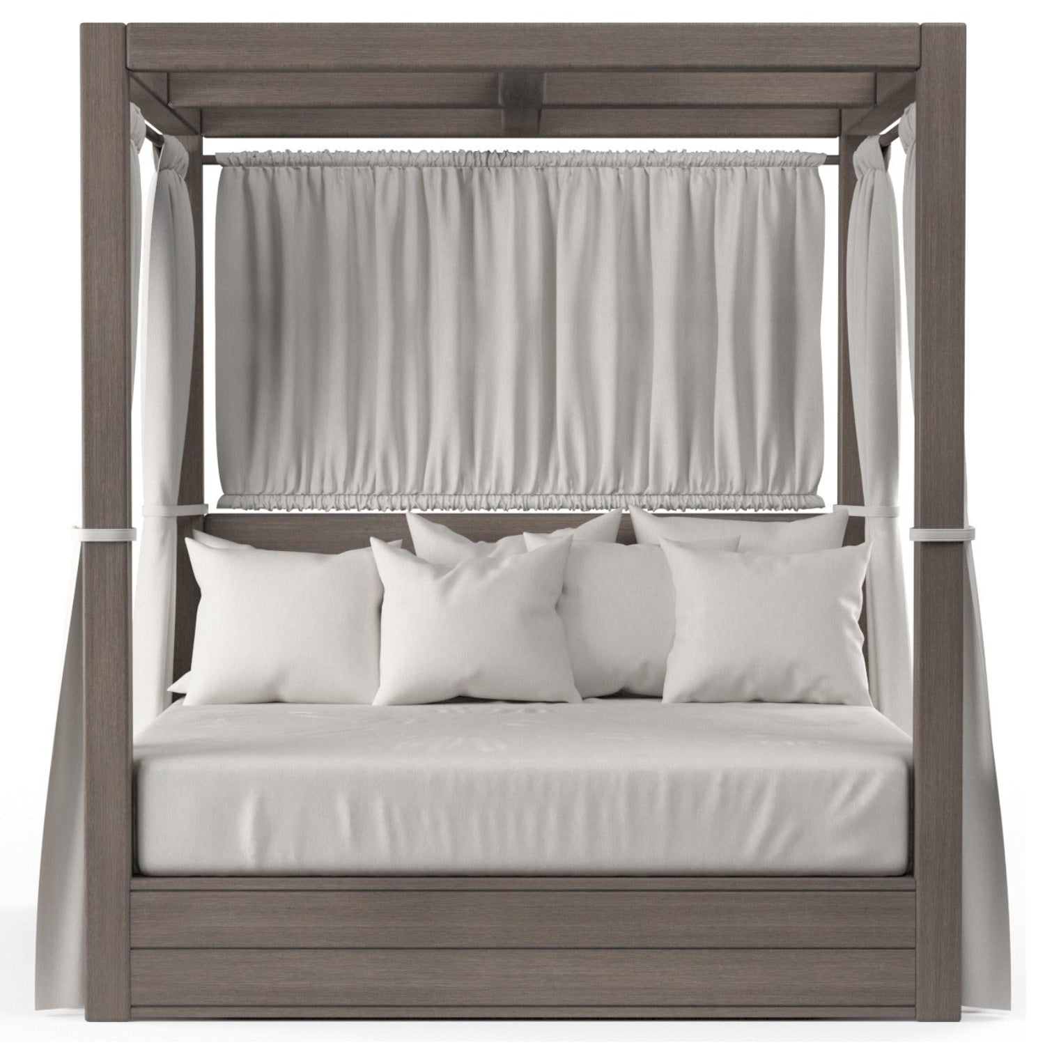 Sunset West Laguna Canvas Flax Resort King Outdoor Daybed