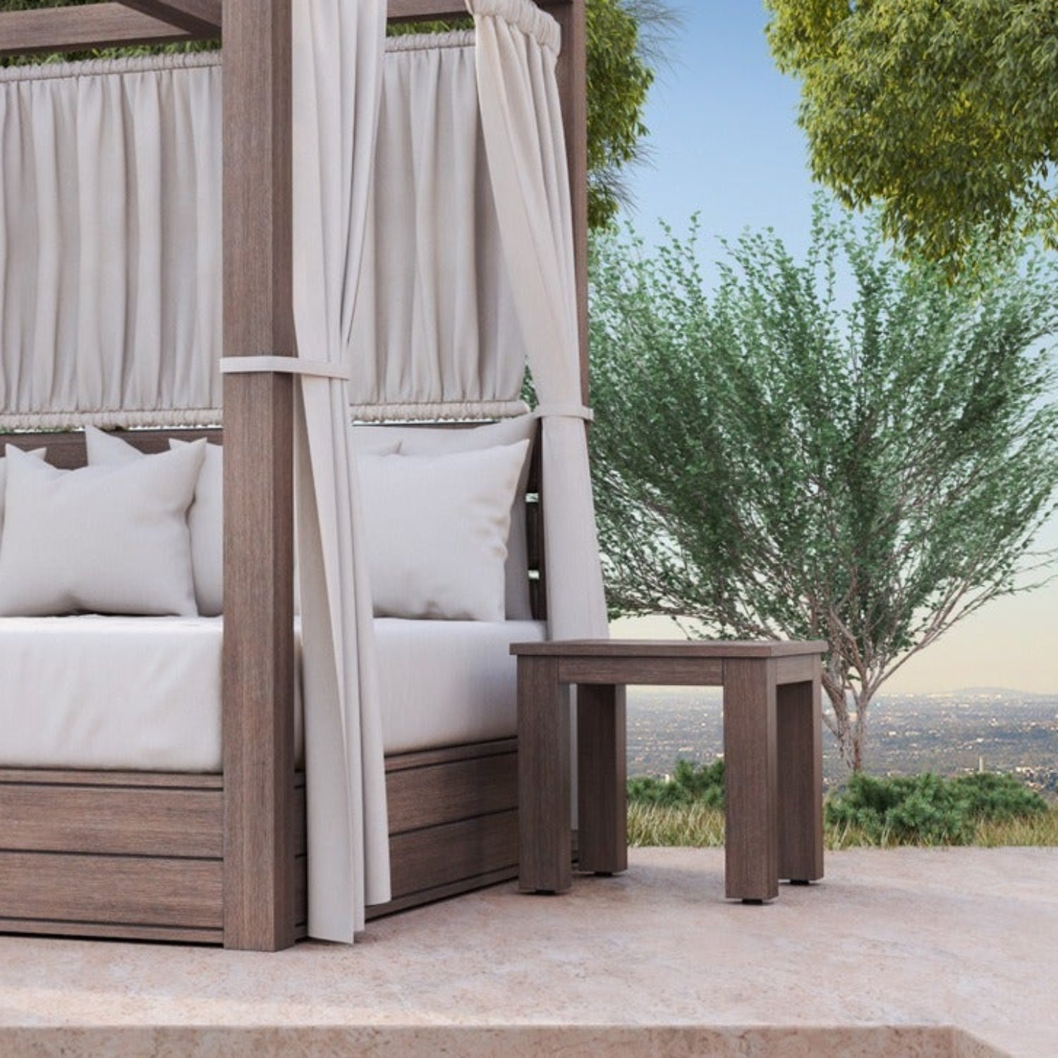 Sunset West Laguna Outdoor End Table Set of 2