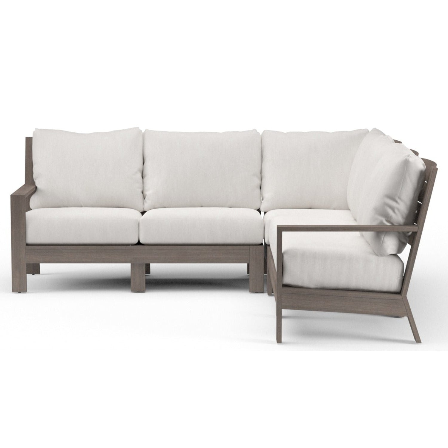 Sunset West Laguna Canvas Flax Outdoor Sectional