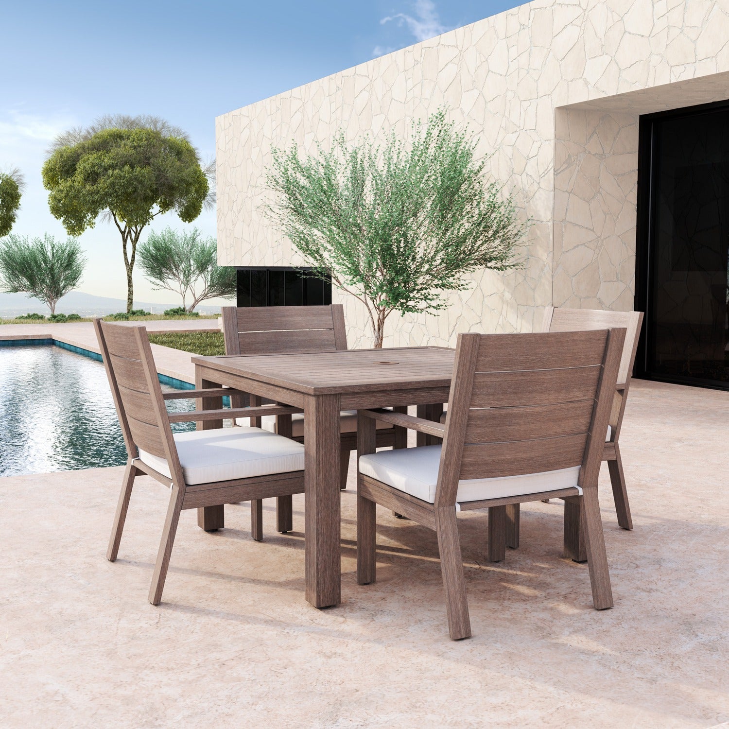 Sunset West Laguna 48in Square Outdoor Table