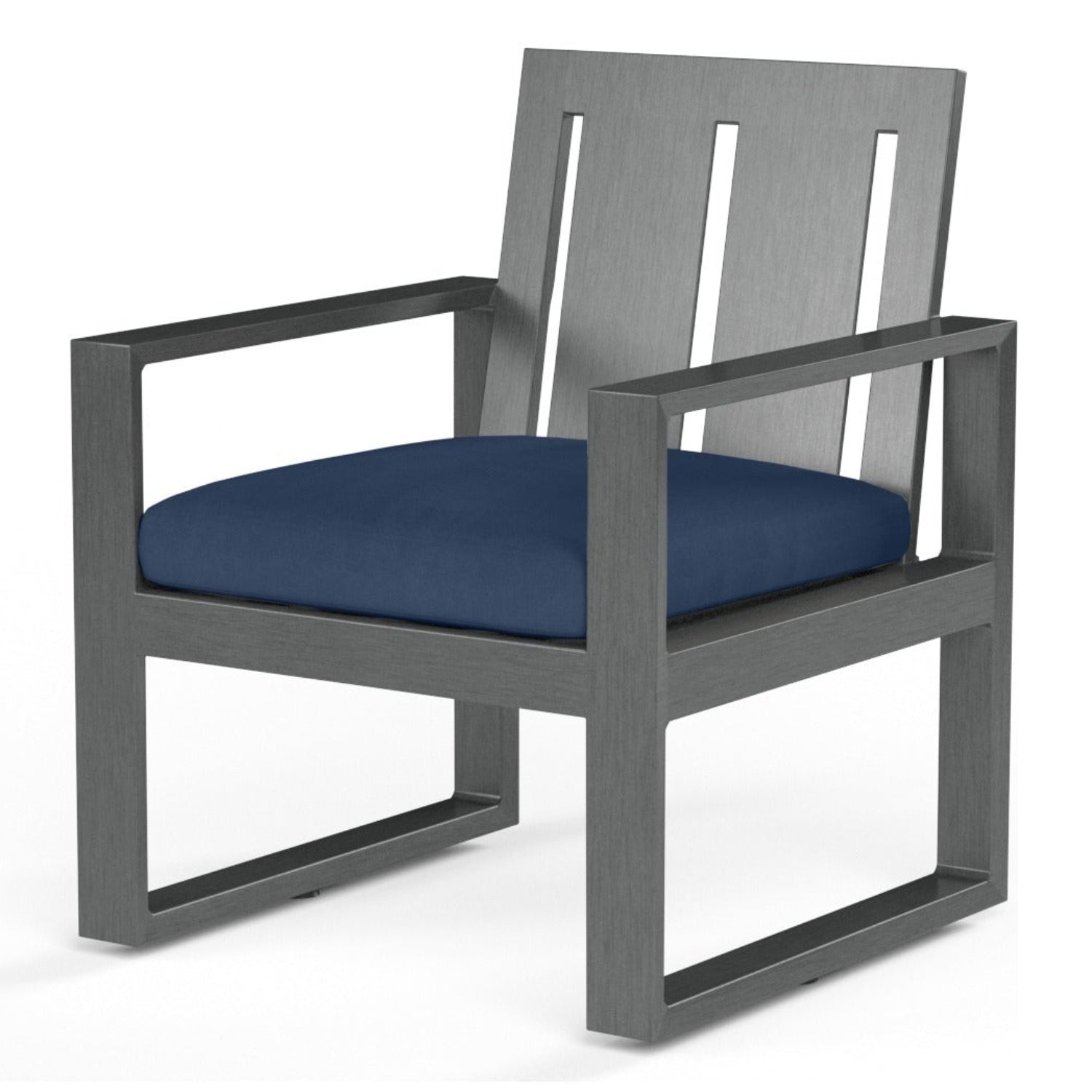 Sunset West Redondo Spectrum Indigo Outdoor Dining Chair Set of 2