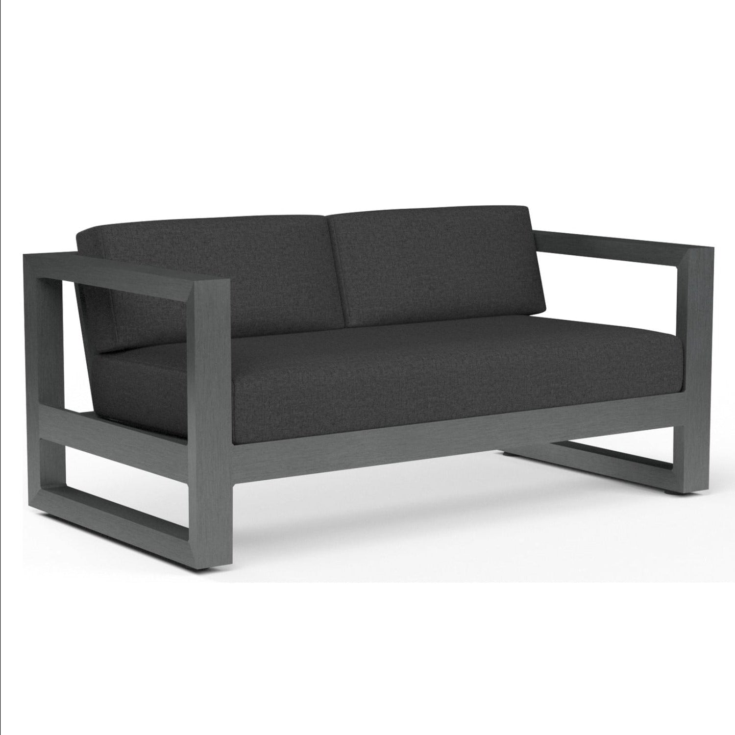 Sunset West Redondo Spectrum Carbon Outdoor Loveseat