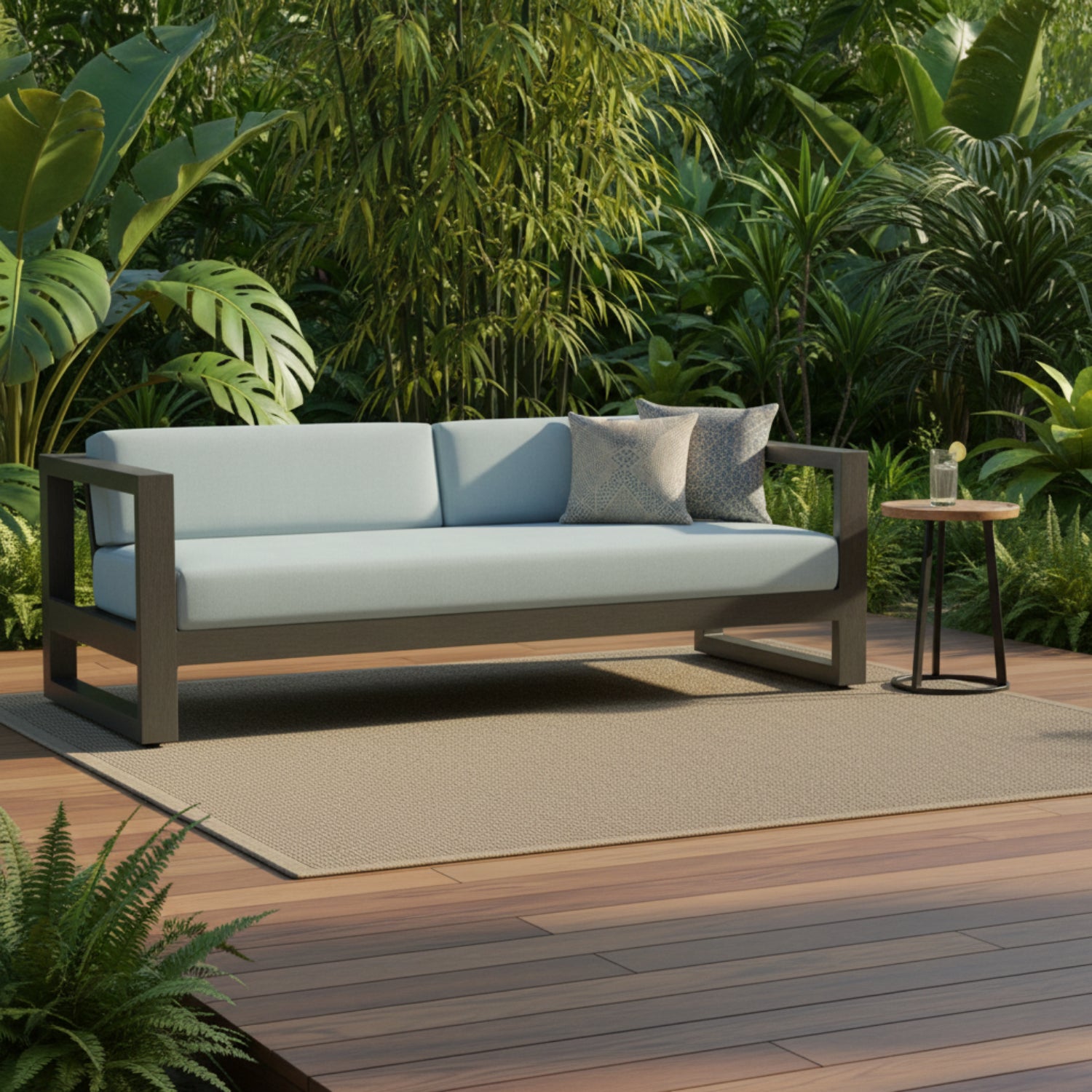 Sunset West Redondo Canvas Skyline Outdoor Sofa