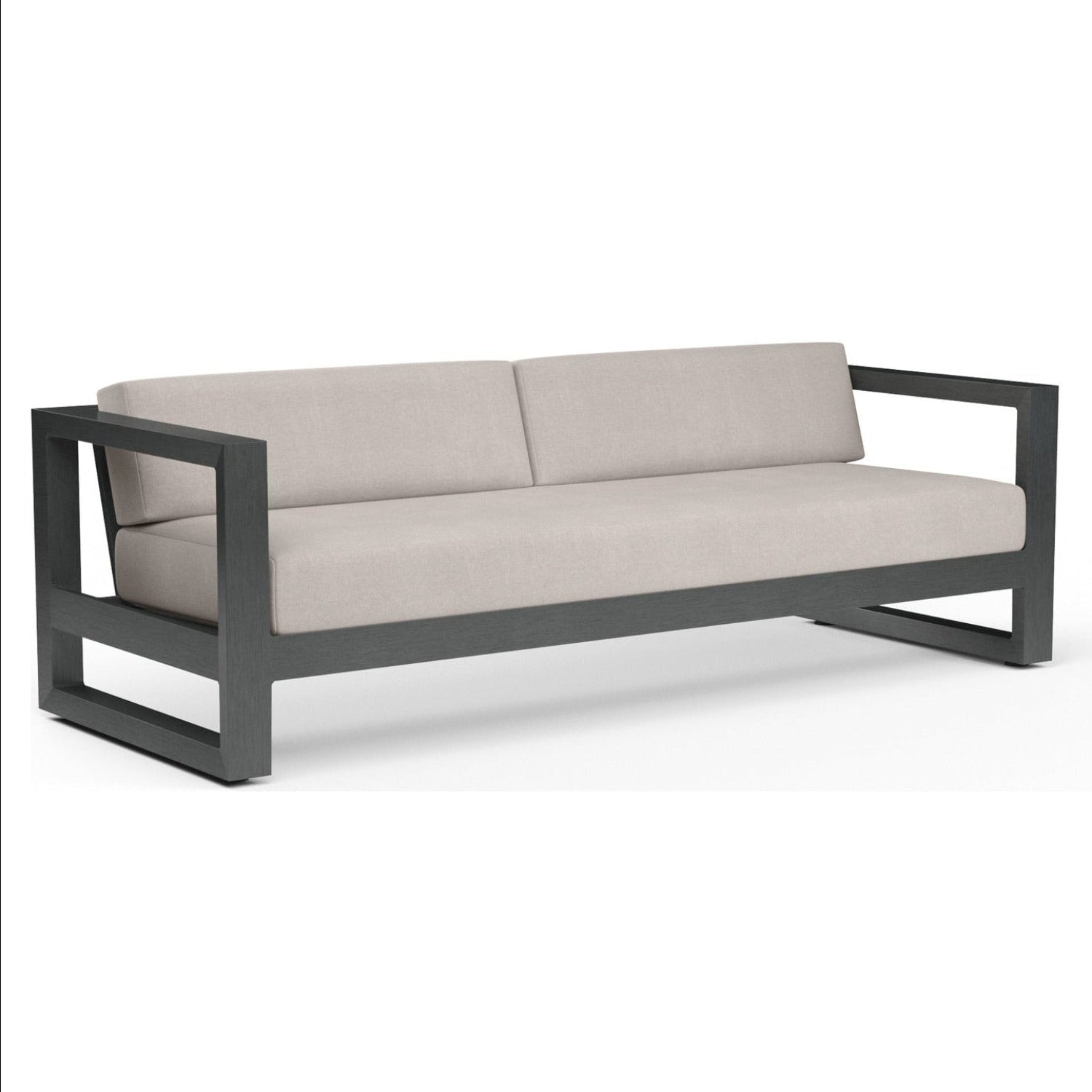 Sunset West Redondo Canvas Natural Outdoor Sofa