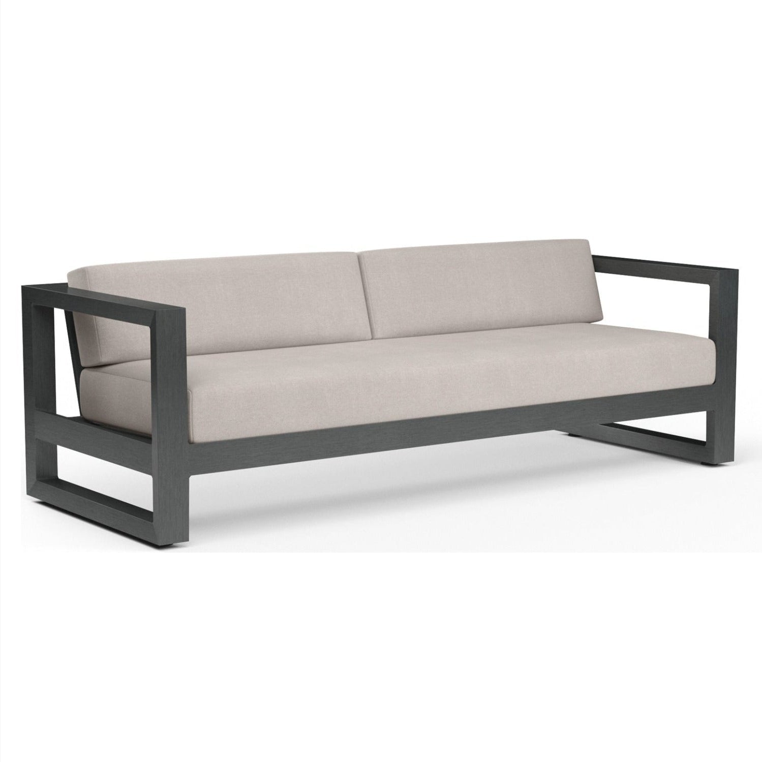 Sunset West Redondo Canvas Natural Outdoor Sofa