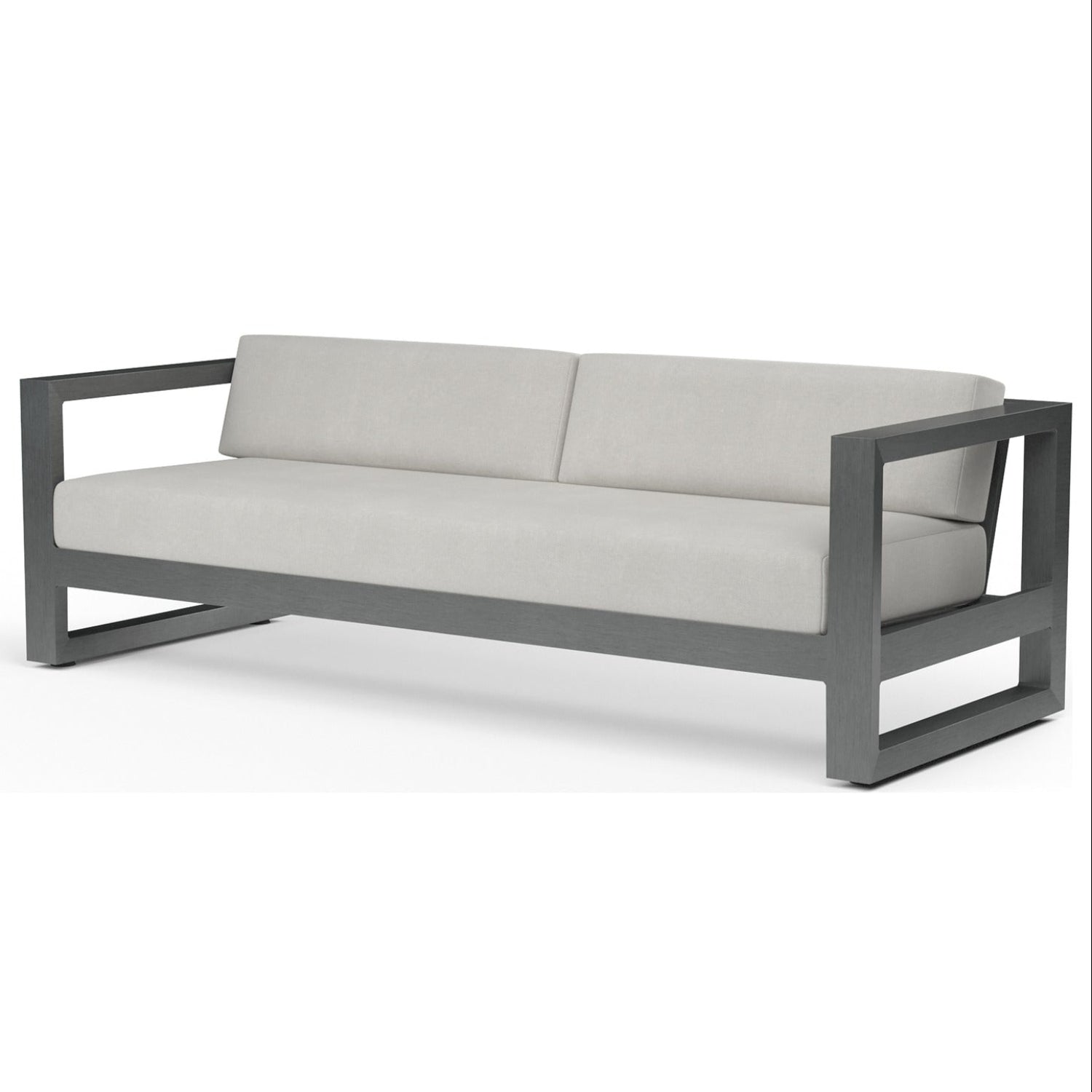 Sunset West Redondo Cast Silver Outdoor Sofa