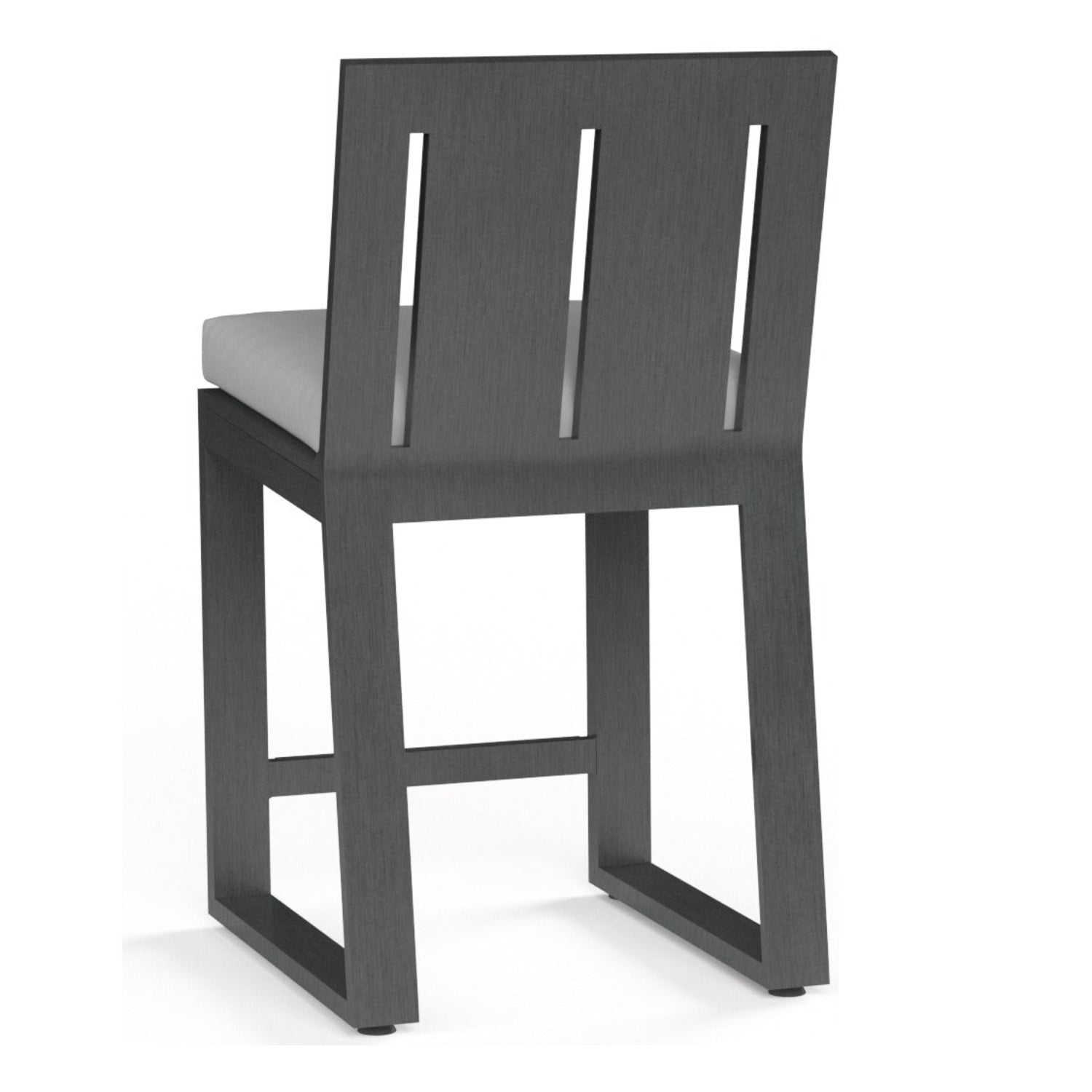 Sunset West Redondo Cast Silver Outdoor Barstool Set of 2