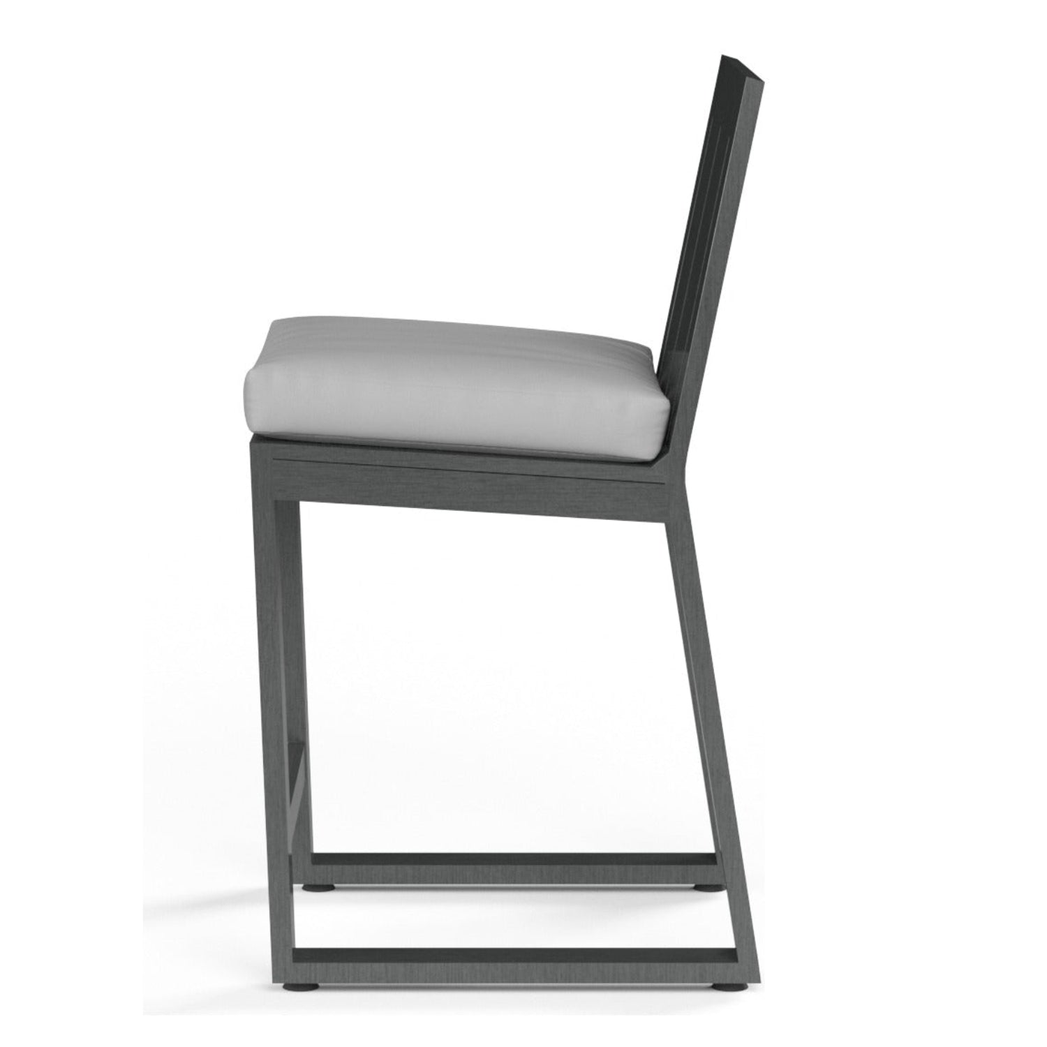 Sunset West Redondo Cast Silver Outdoor Barstool Set of 2