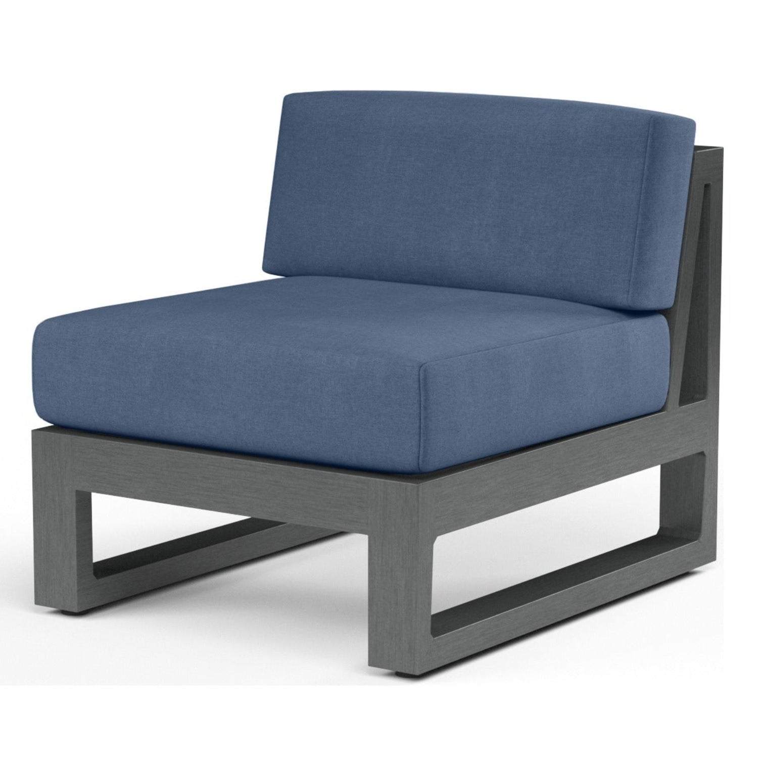 Sunset West Redondo Spectrum Indigo Outdoor Armless Club