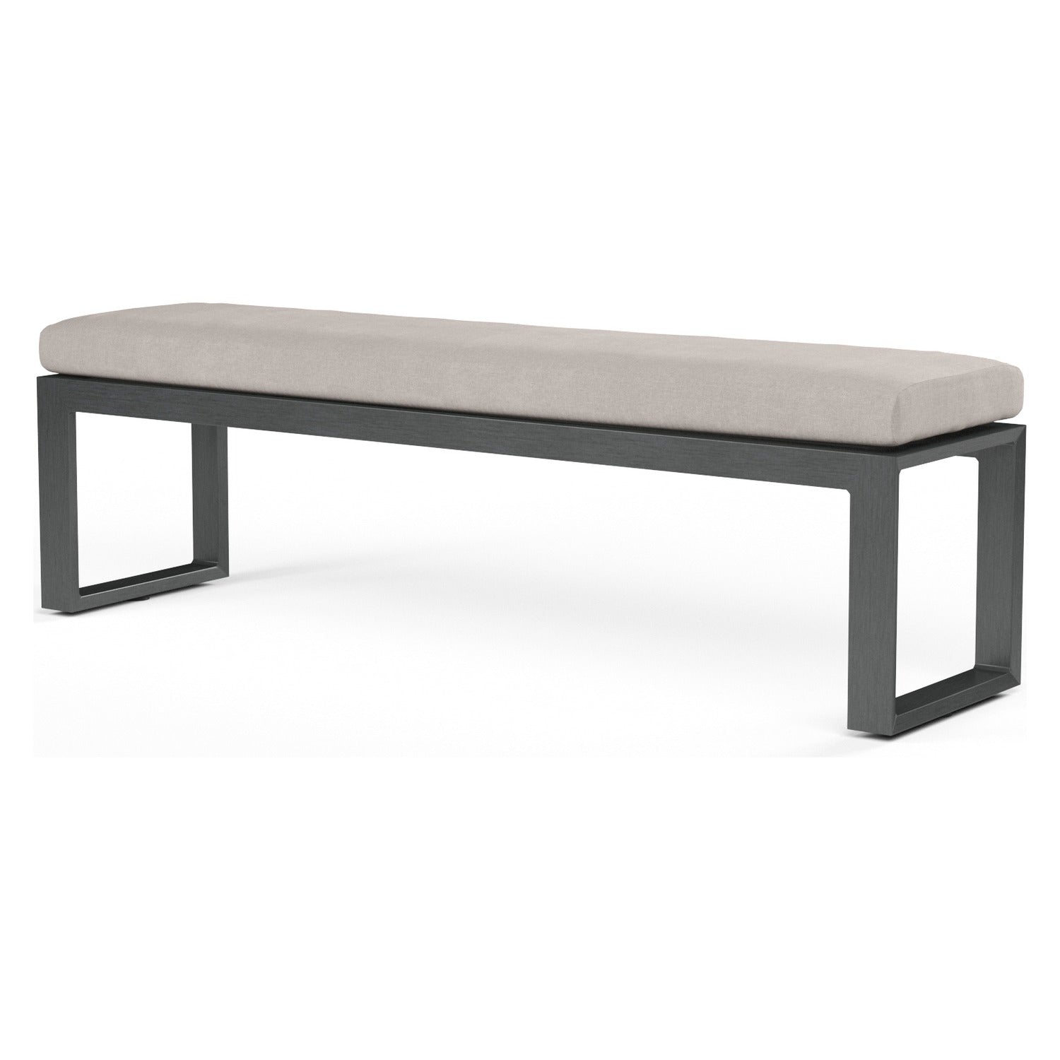 Sunset West Redondo Canvas Natural Outdoor Dining Bench