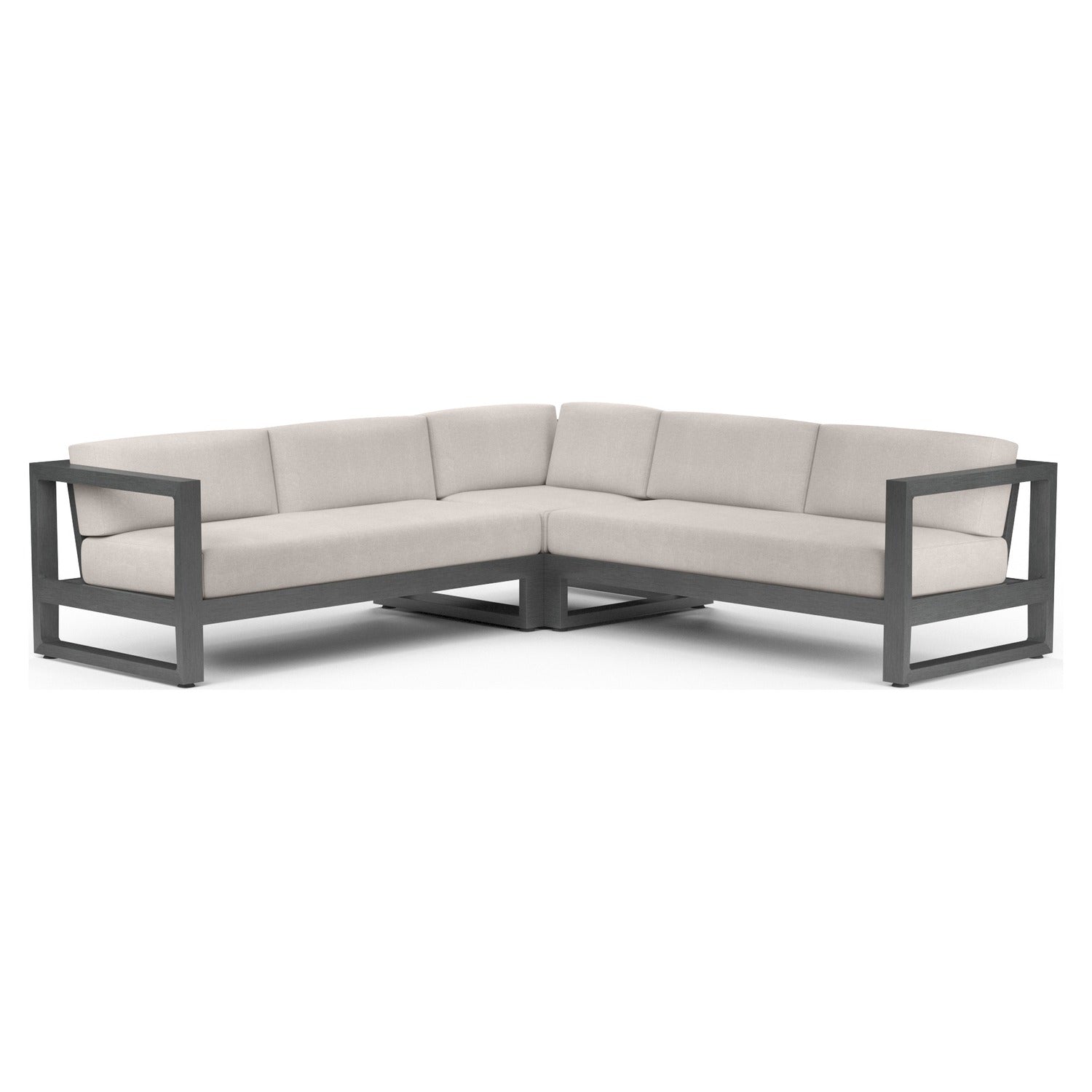 Sunset West Redondo Canvas Natural Outdoor Sectional