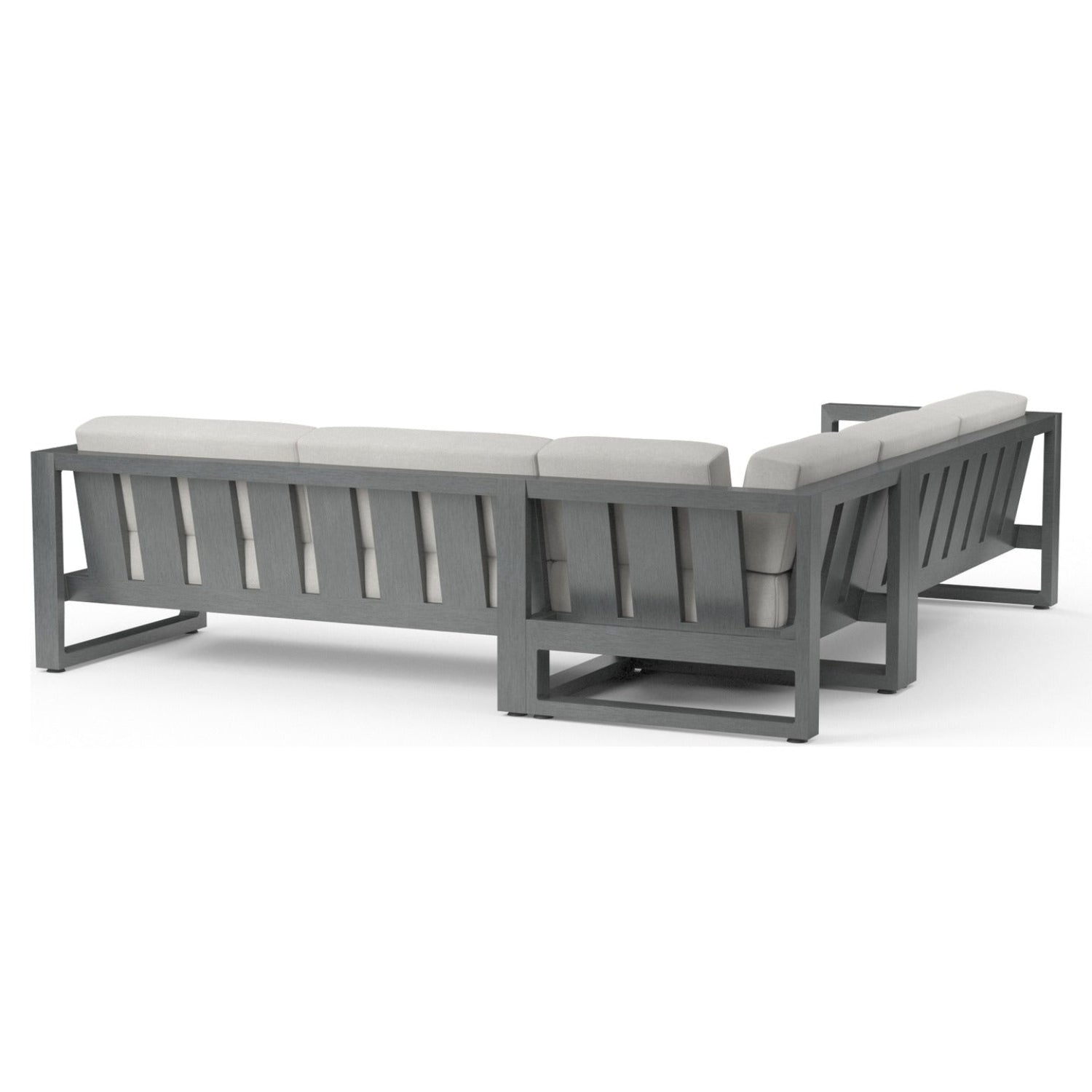 Sunset West Redondo Cast Silver Outdoor Sectional