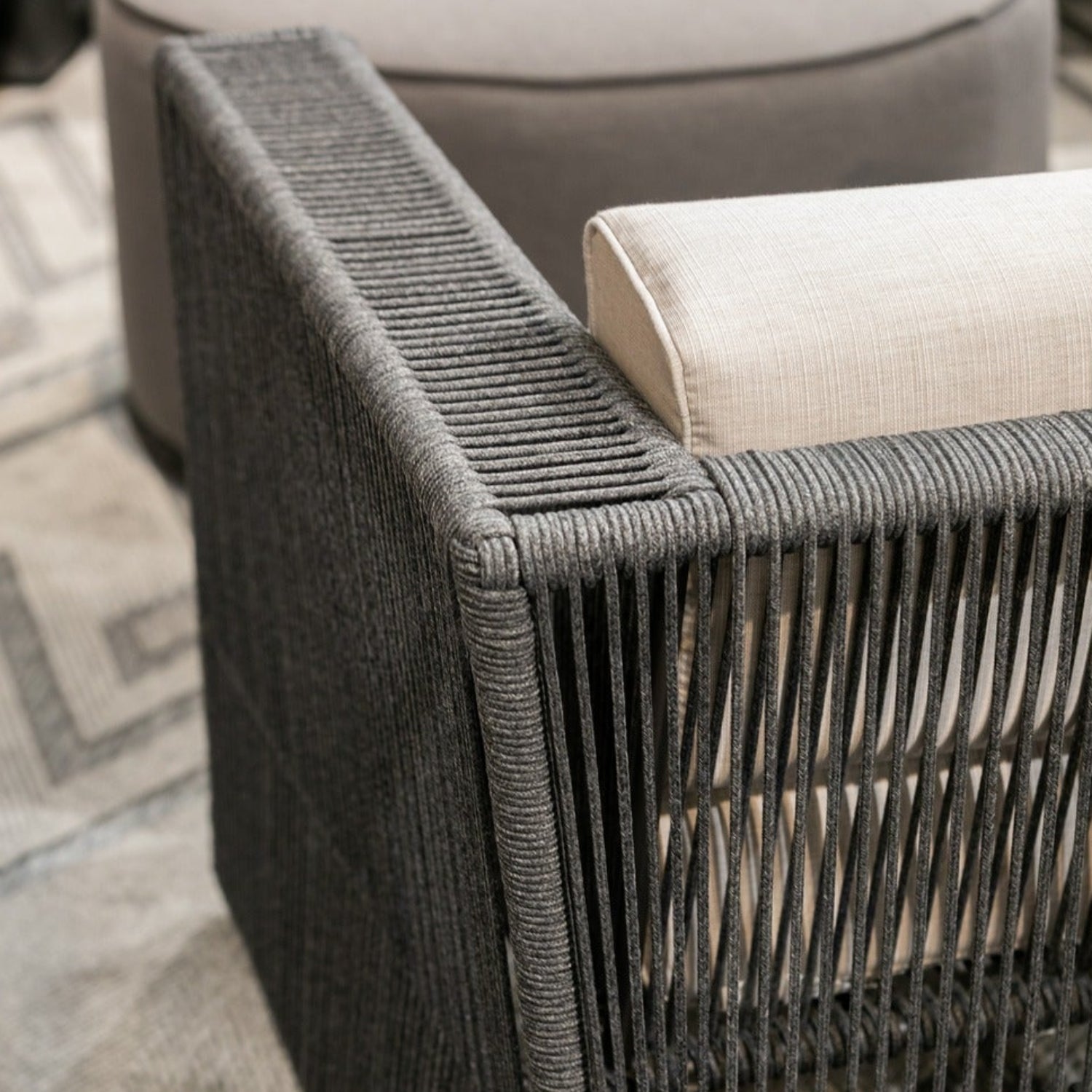 Sunset West Milano Echo Ash w/Self Welt Outdoor Club Chair