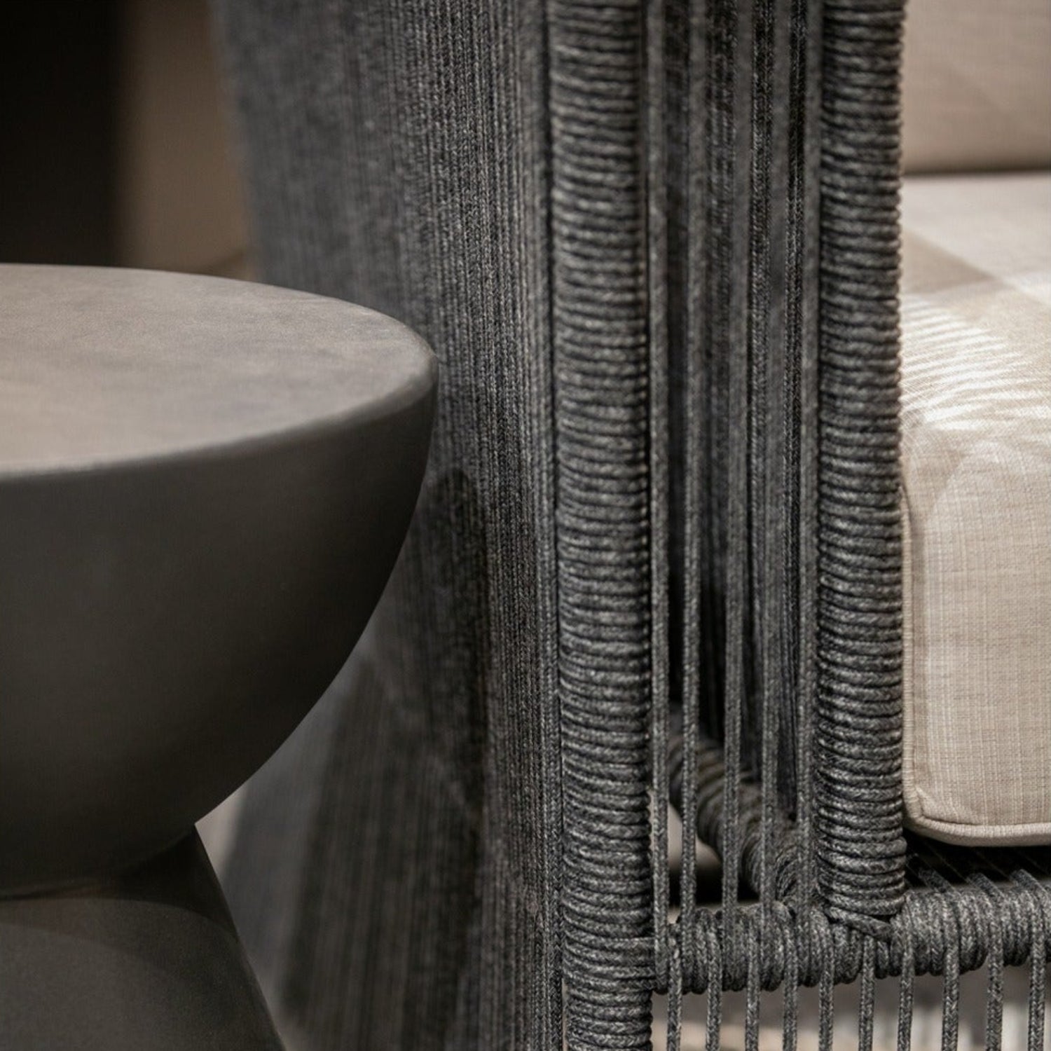 Sunset West Milano Echo Ash w/Self Welt Outdoor Sofa