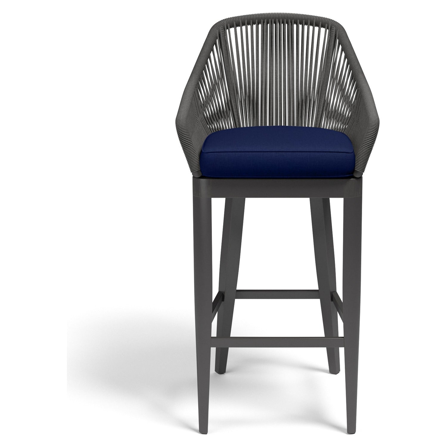 Sunset West Milano Echo Midnight w/Self Welt Outdoor Barstool