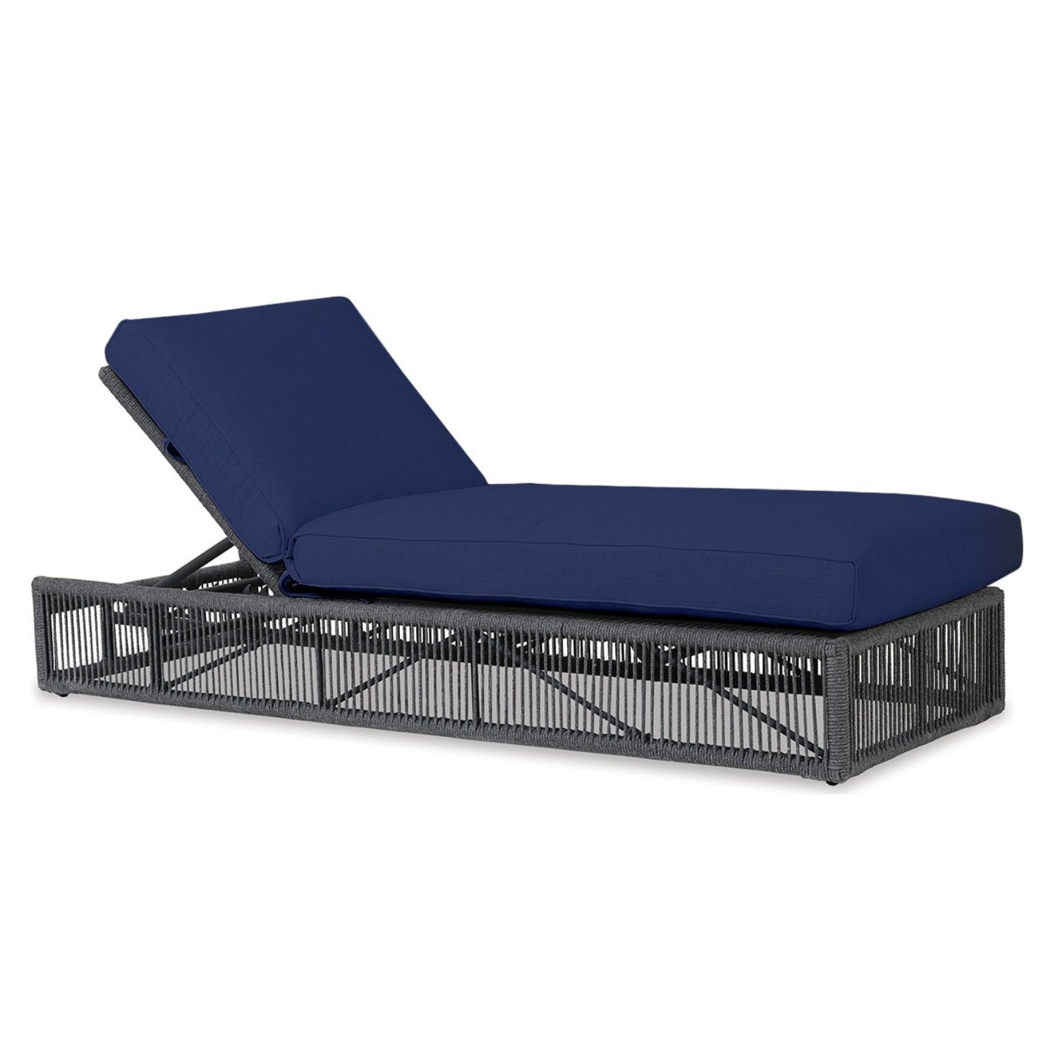 Sunset West Milano Echo Midnight w/Self Welt Outdoor Adjustable Chaise