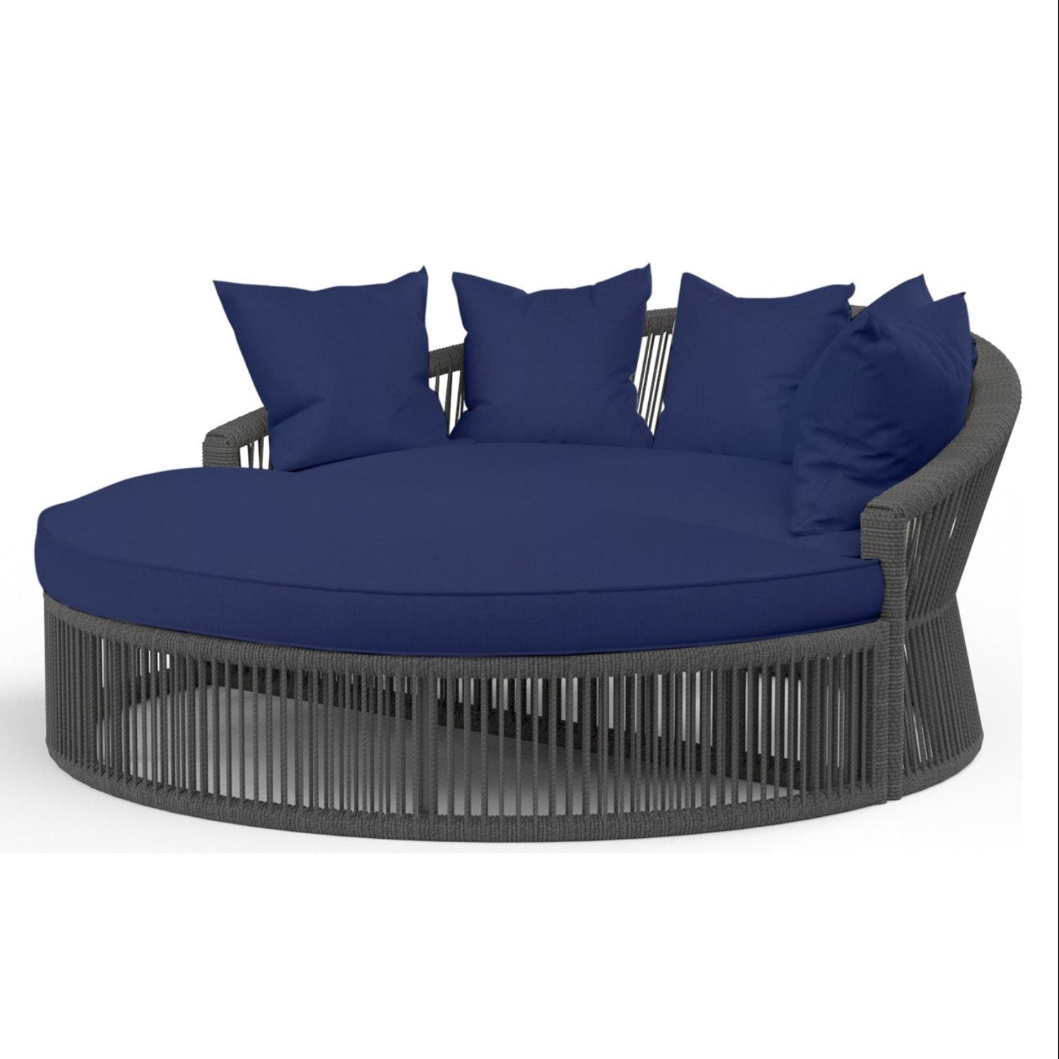 Sunset West Milano Echo Midnight w/Self Welt Outdoor Daybed