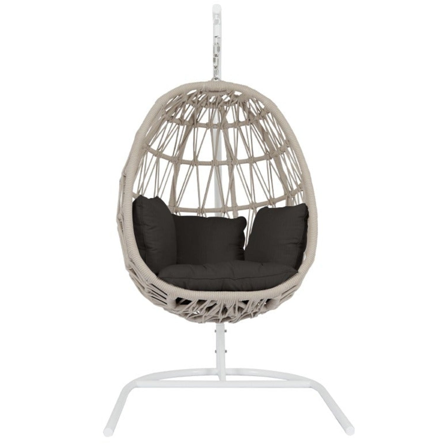 Sunset West Dana Rope Spectrum Carbon w/Self Welt Outdoor Club Chair
