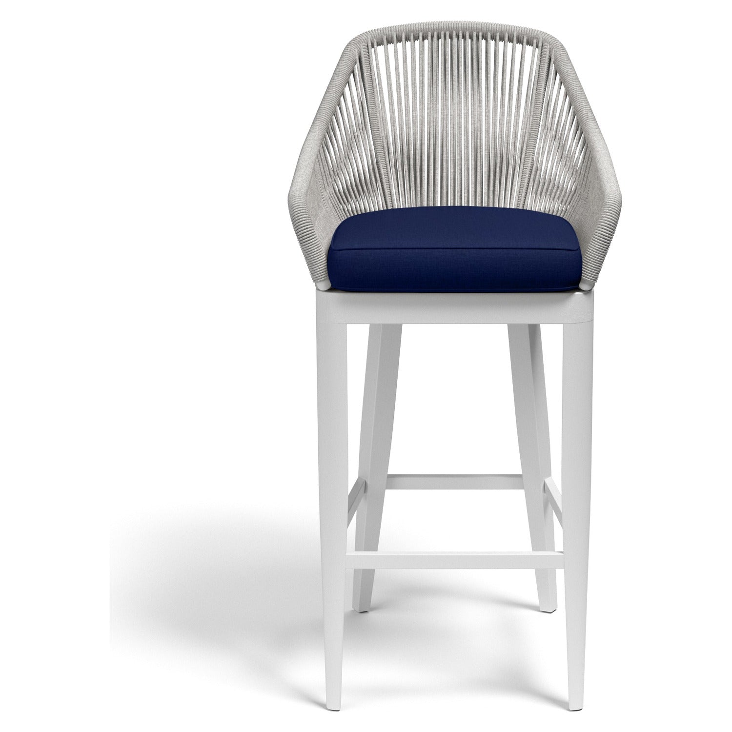 Sunset West Miami Echo Midnight w/Self Welt Outdoor Barstool Set of 2