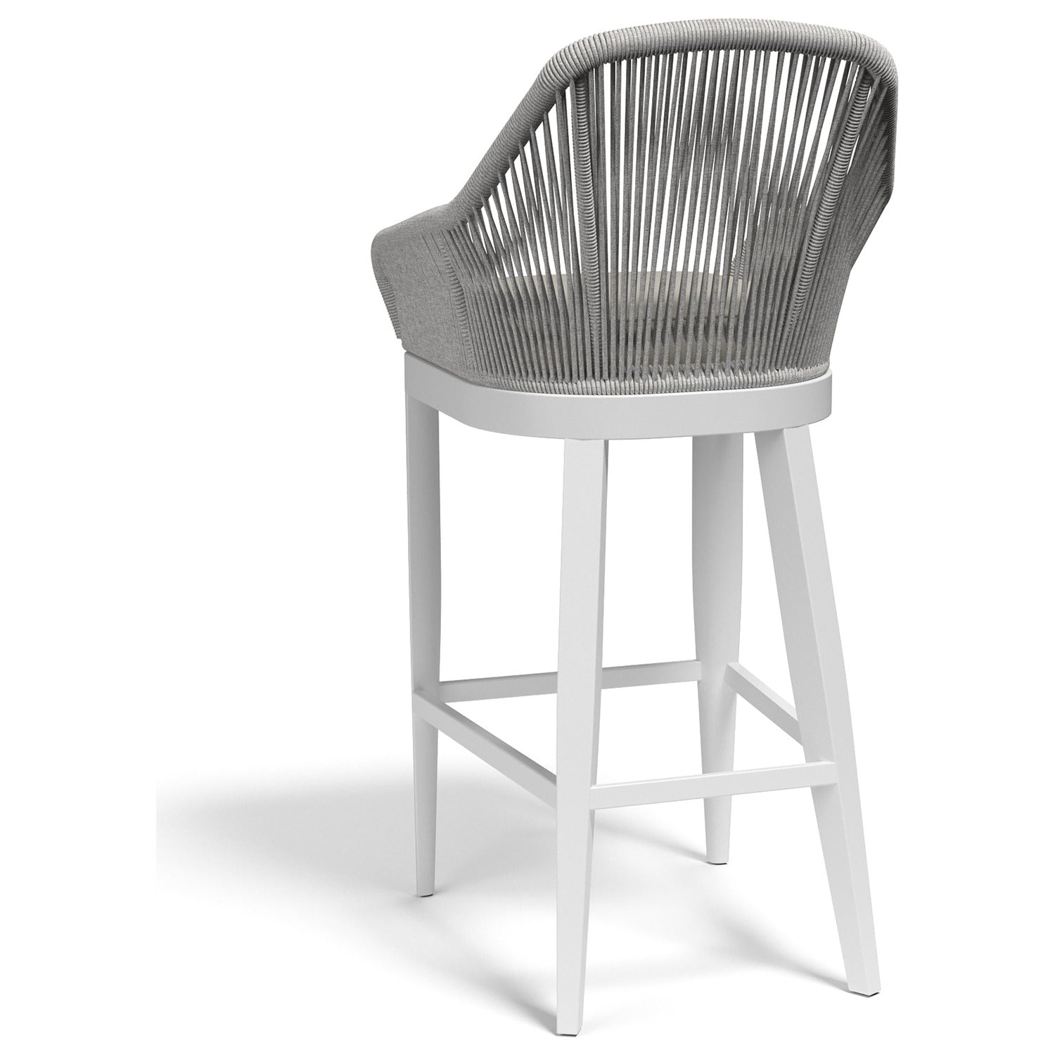 Sunset West Miami Echo Ash w/Self Welt Outdoor Barstool Set of 2