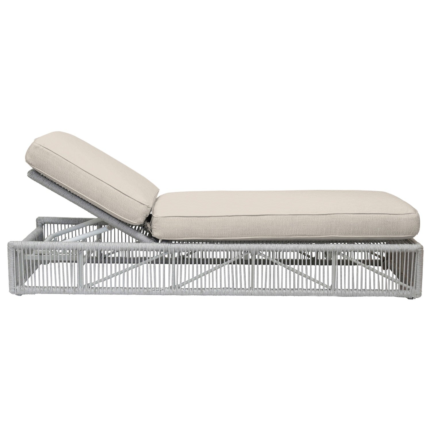 Sunset West Miami Echo Ash w/Self Welt Outdoor Adjustable Chaise