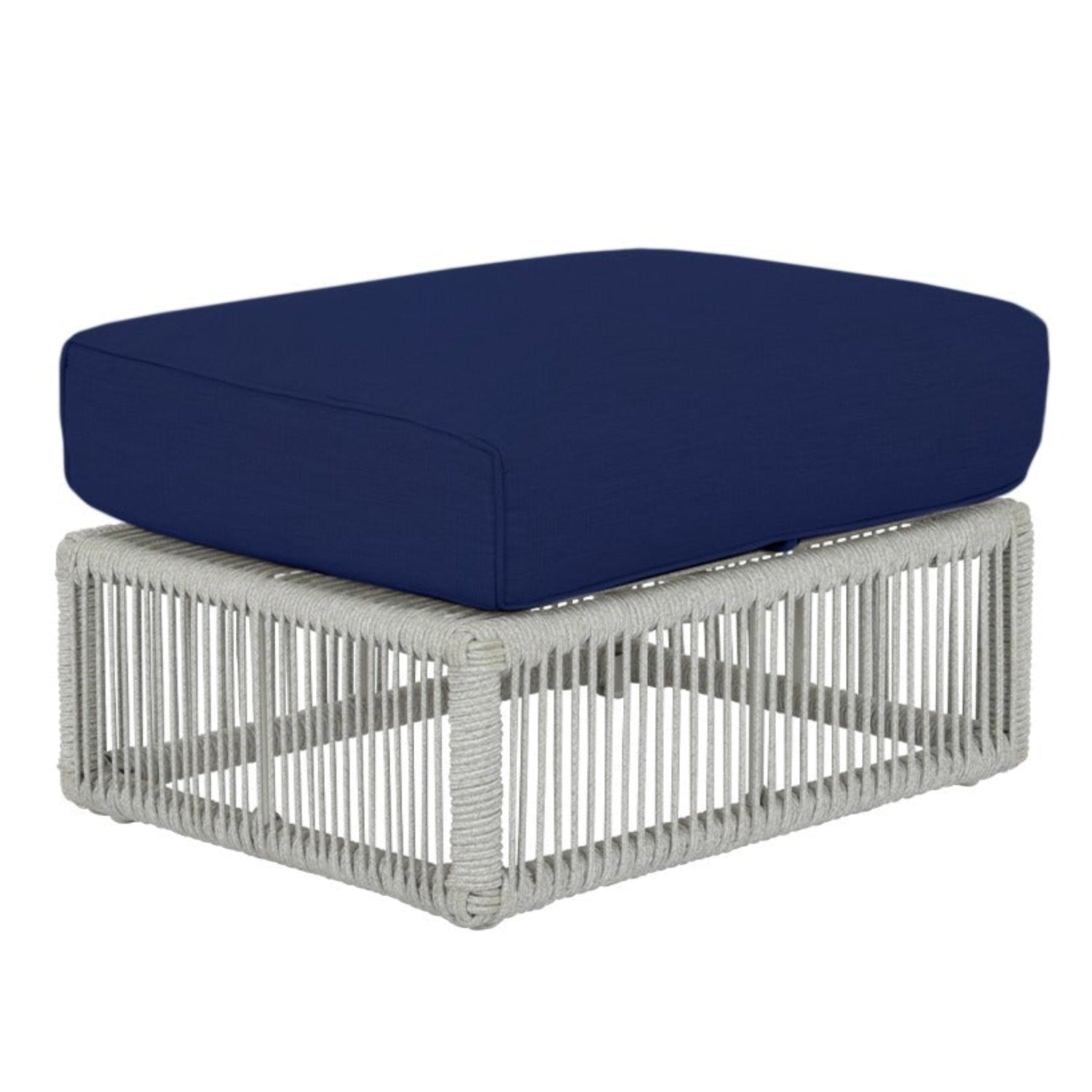Sunset West Miami Echo Midnight w/Self Welt Outdoor Ottoman