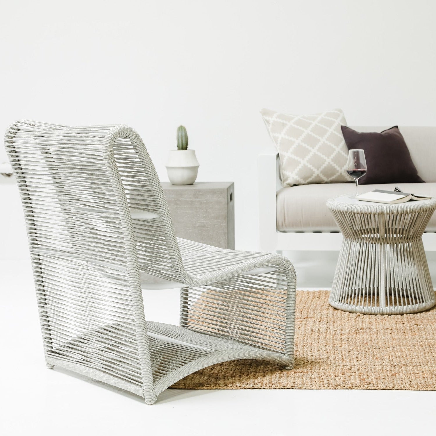 Sunset West Miami Outdoor Armless Club Chair