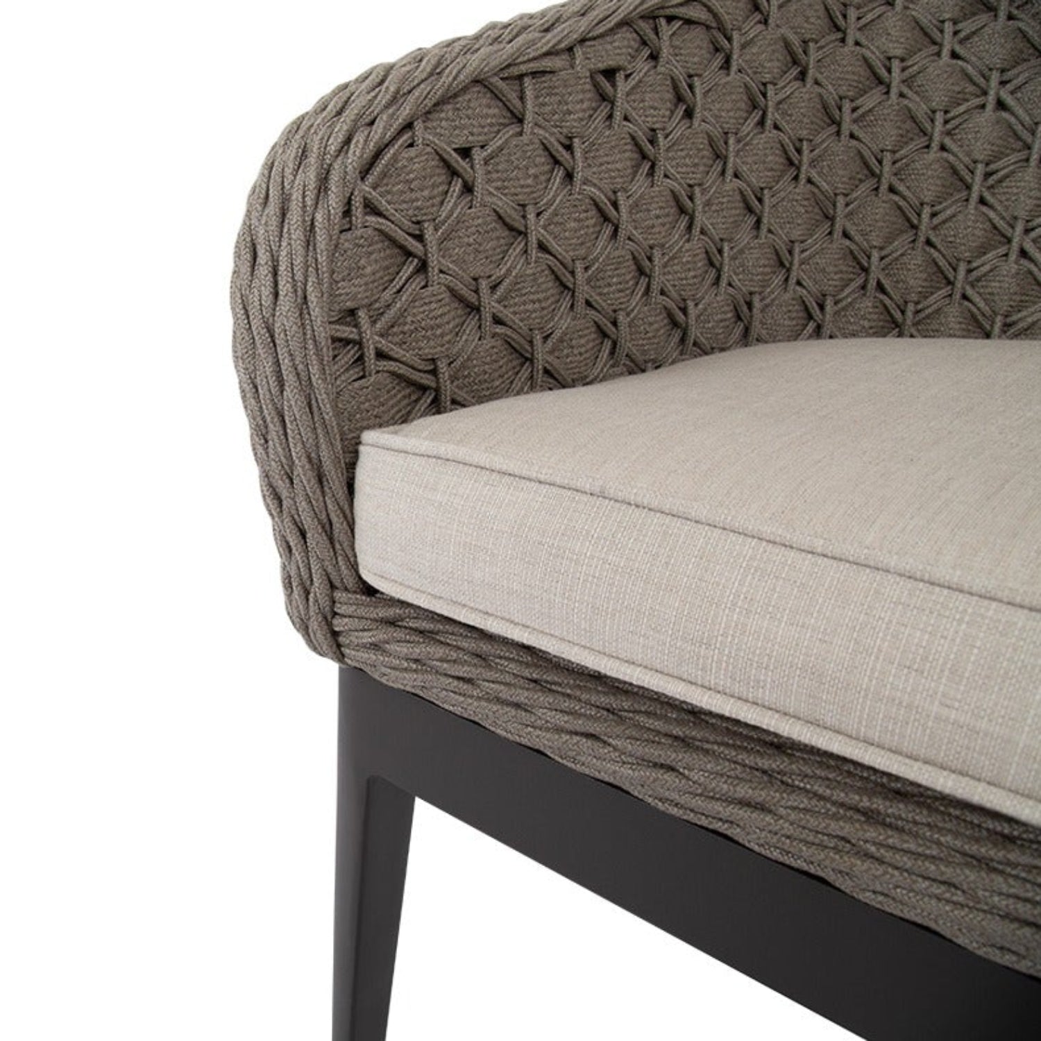 Sunset West Marbella Echo Ash w/Self Welt Outdoor Dining Chair