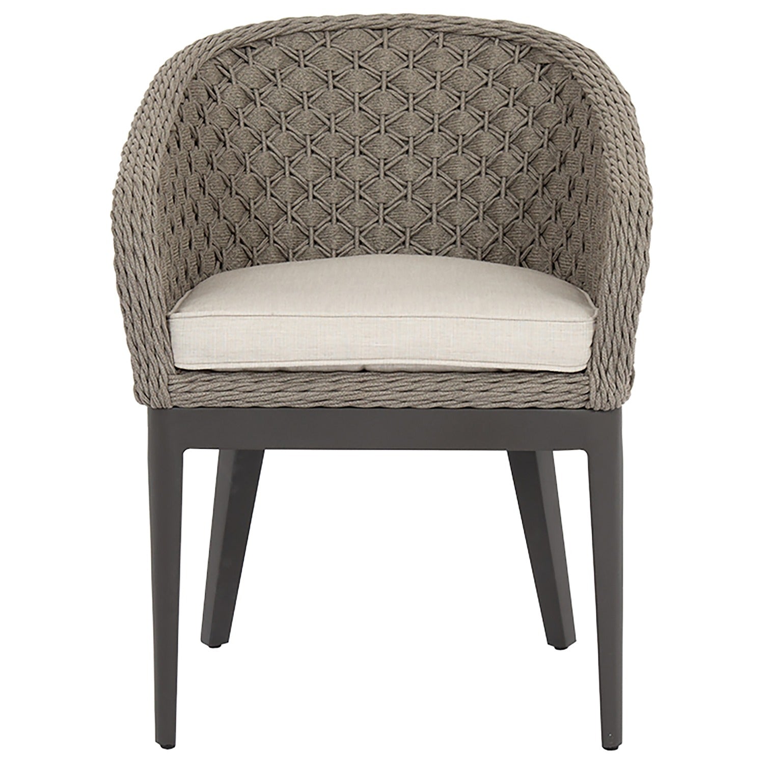 Sunset West Marbella Echo Ash w/Self Welt Outdoor Dining Chair