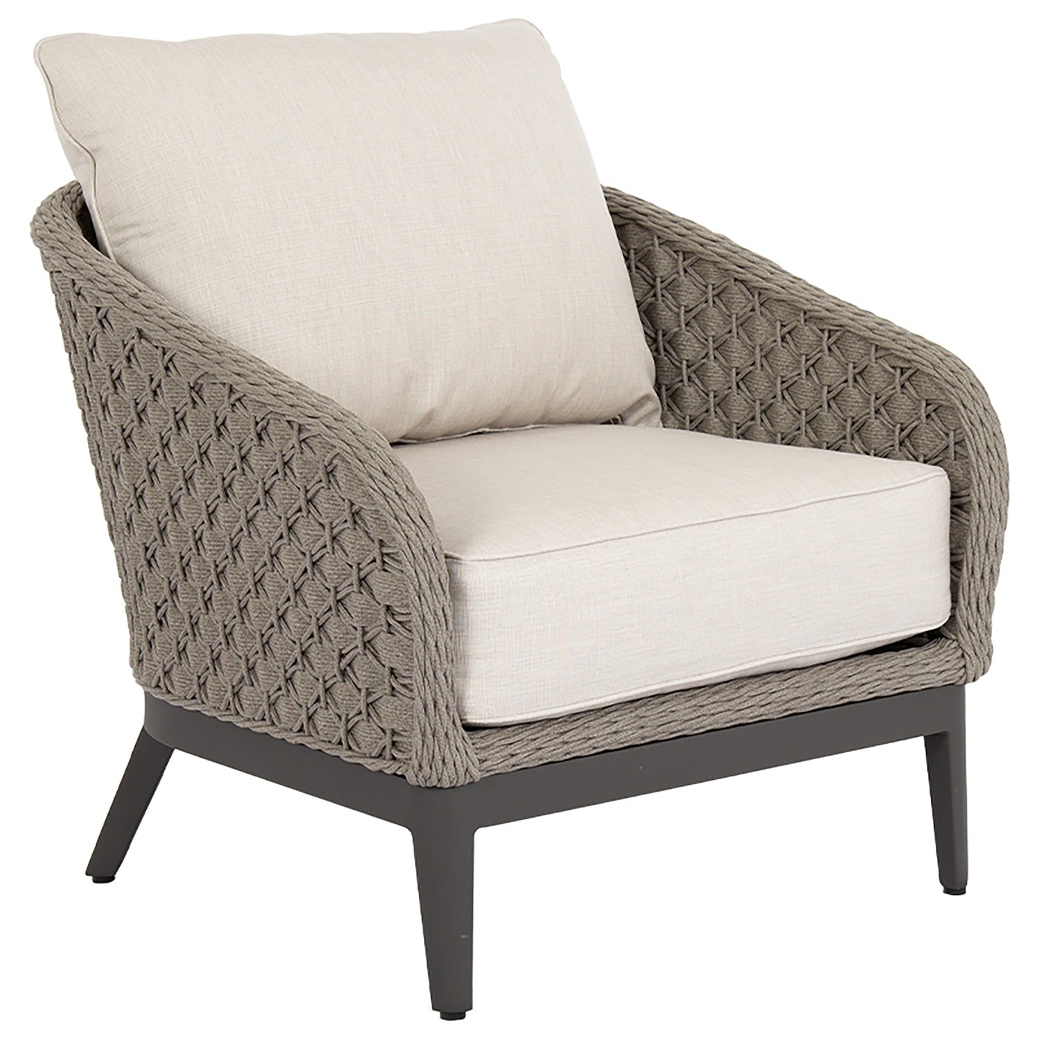 Sunset West Marbella Echo Ash w/Self Welt Outdoor Club Chair