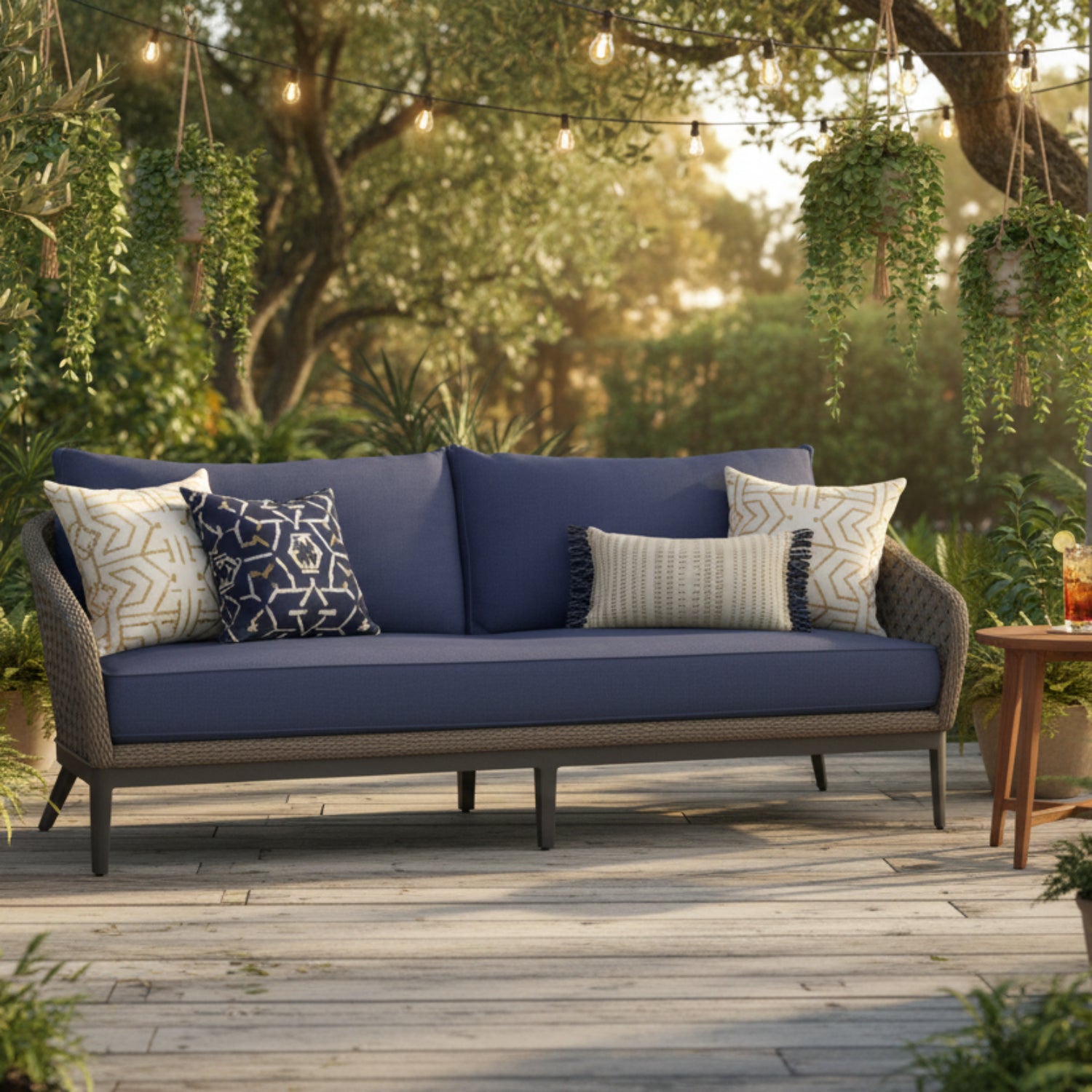 Sunset West Marbella Echo Midnight Outdoor Sofa