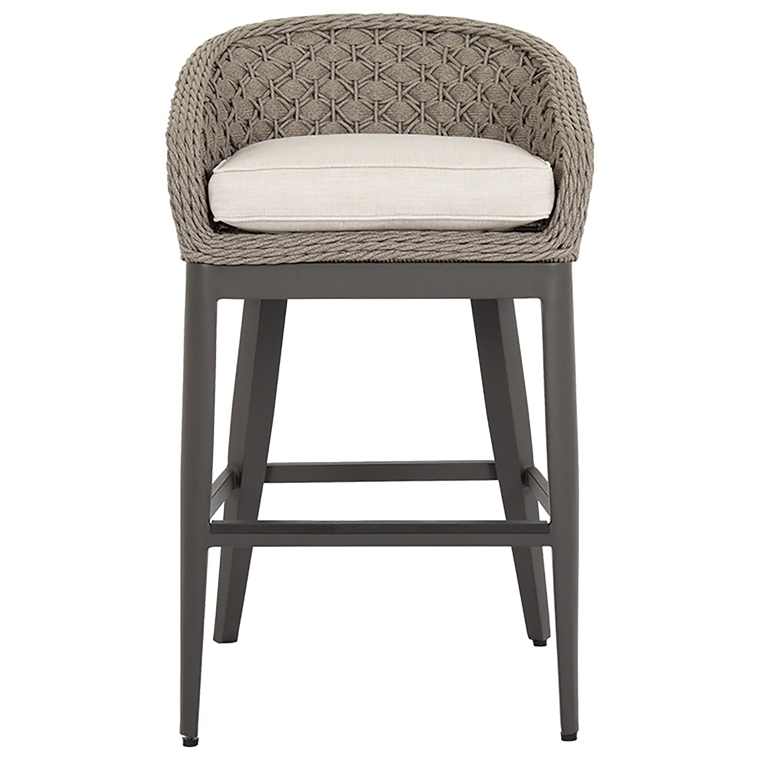 Sunset West Marbella Echo Ash w/Self Welt Outdoor Barstool