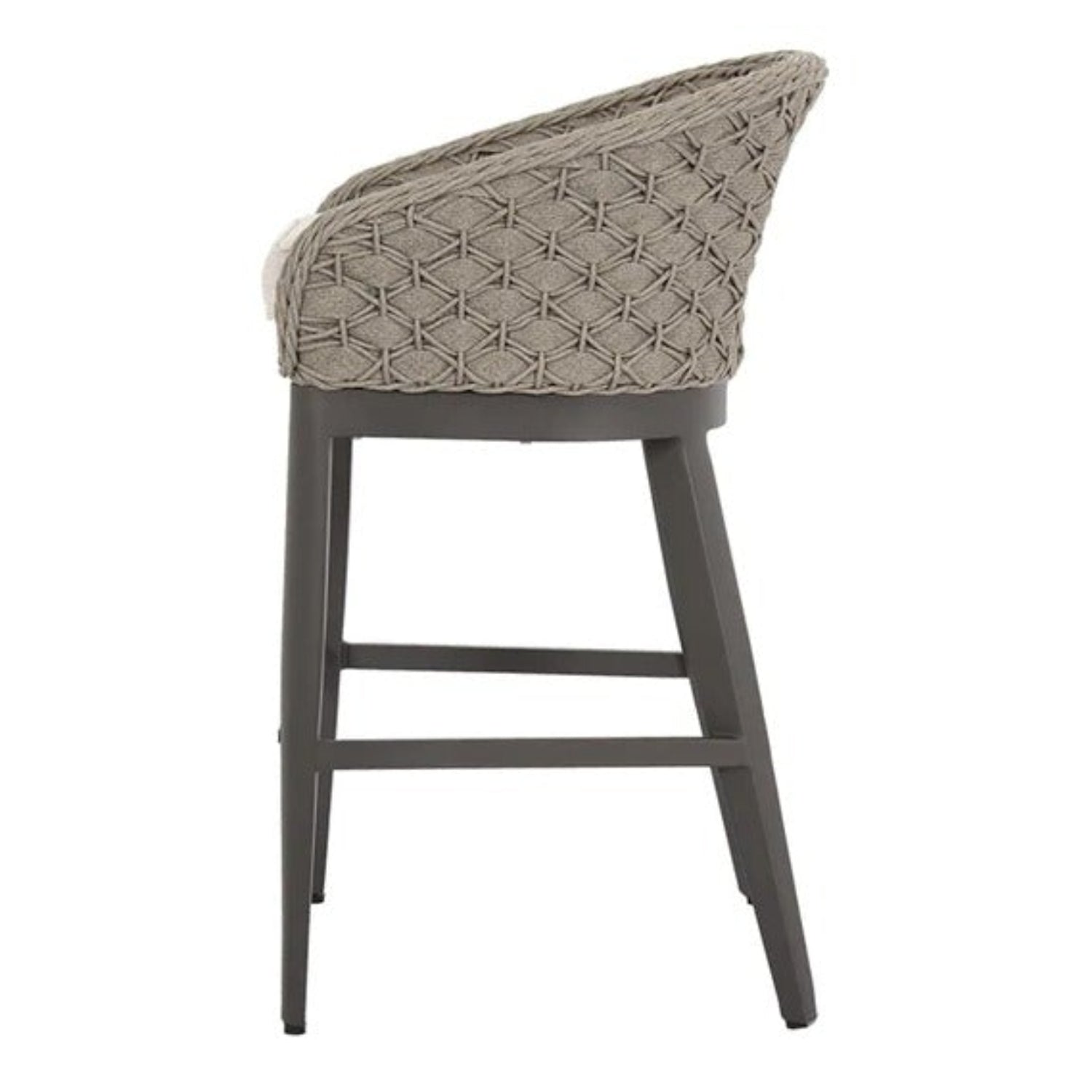 Sunset West Marbella Echo Ash w/Self Welt Outdoor Barstool
