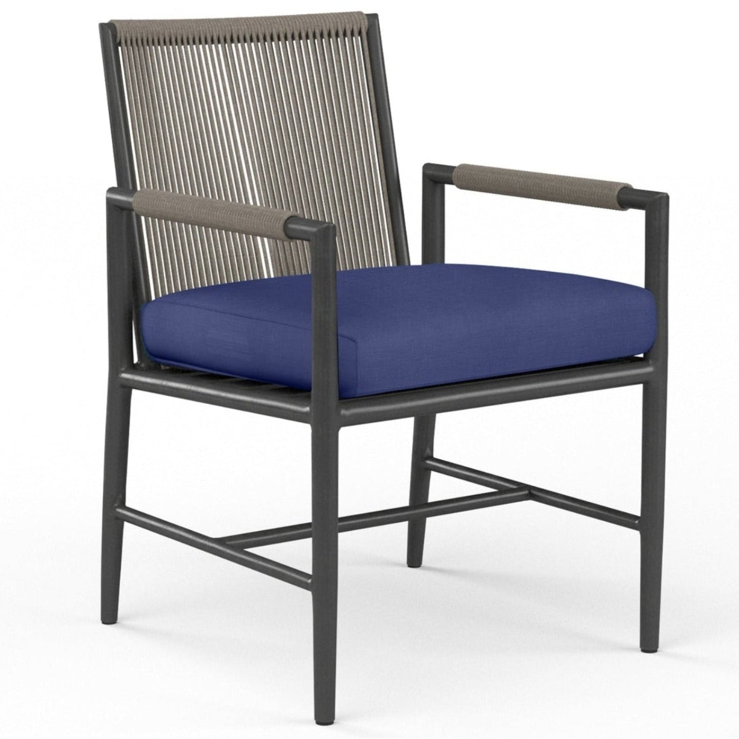 Sunset West Pietra Echo Midnight Outdoor Dining Chair Set of 2
