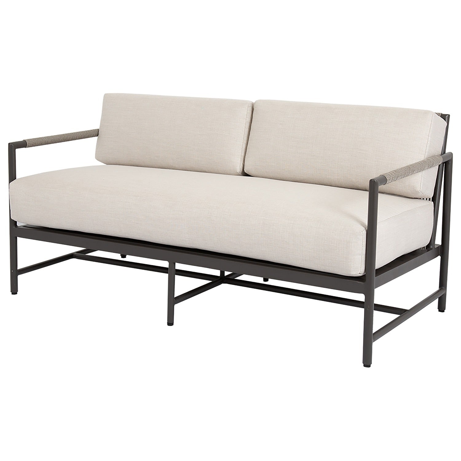 Sunset West Pietra Echo Ash Outdoor Loveseat