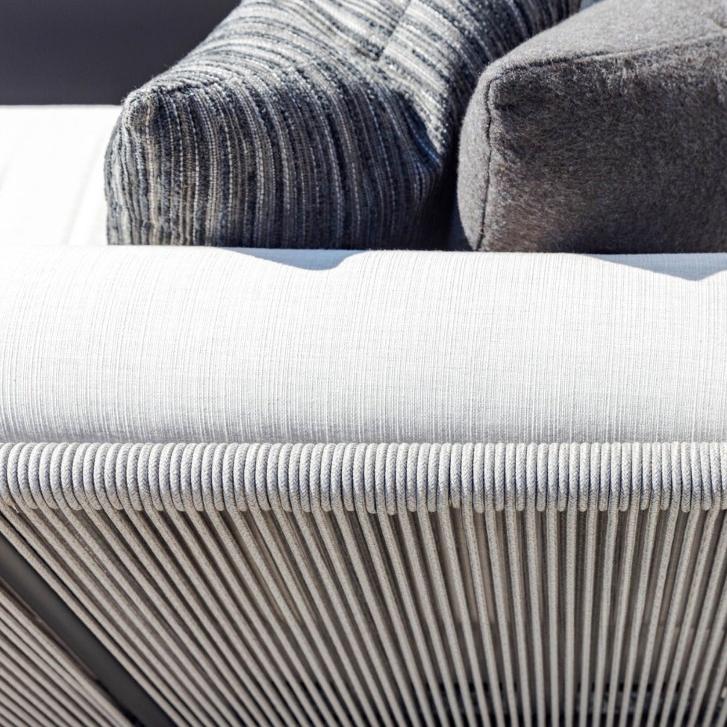 Sunset West Pietra Echo Ash Outdoor Sofa