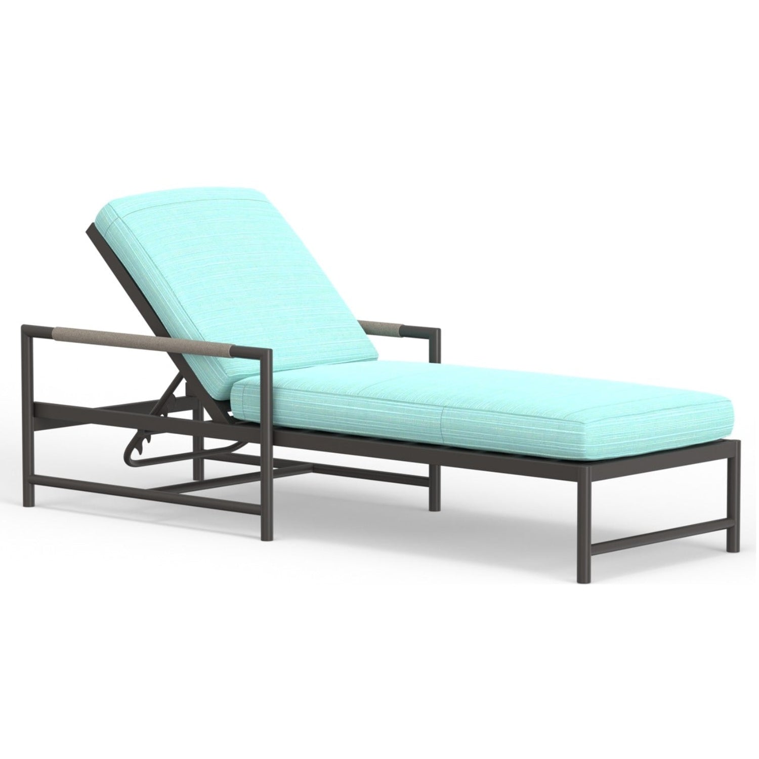 Sunset West Pietra Dupione Celeste Outdoor Chaise