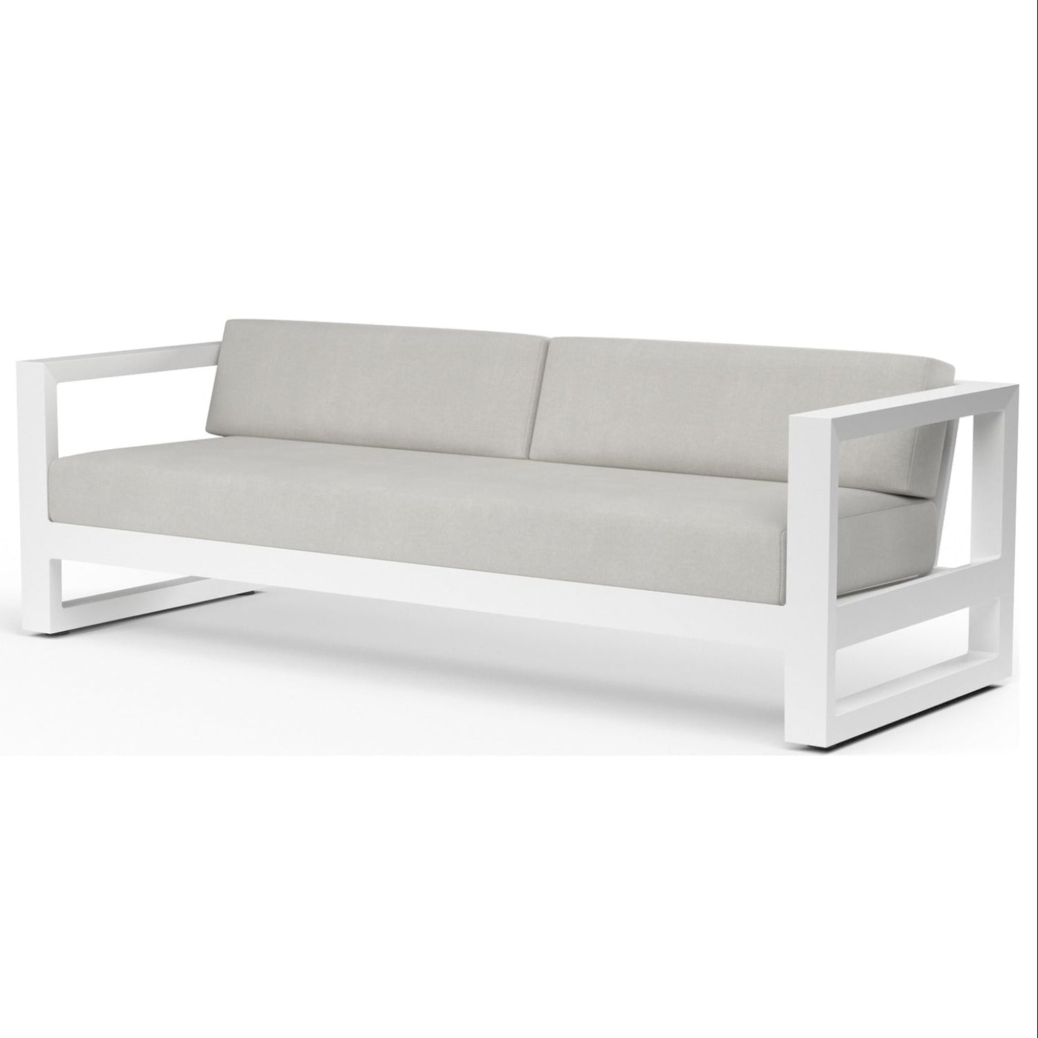 Sunset West Newport Cast Silver Outdoor Sofa
