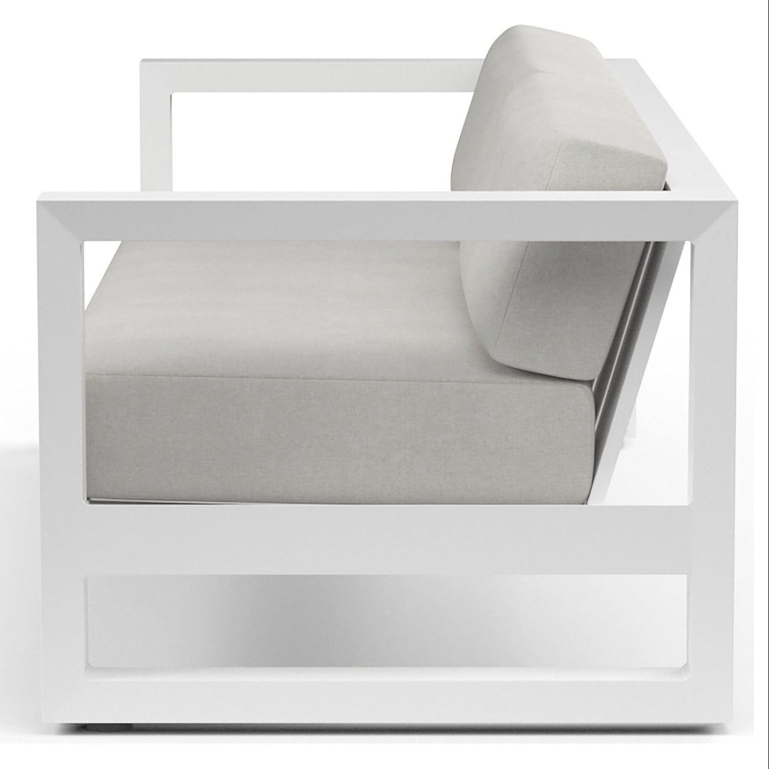 Sunset West Newport Cast Silver Outdoor Sofa